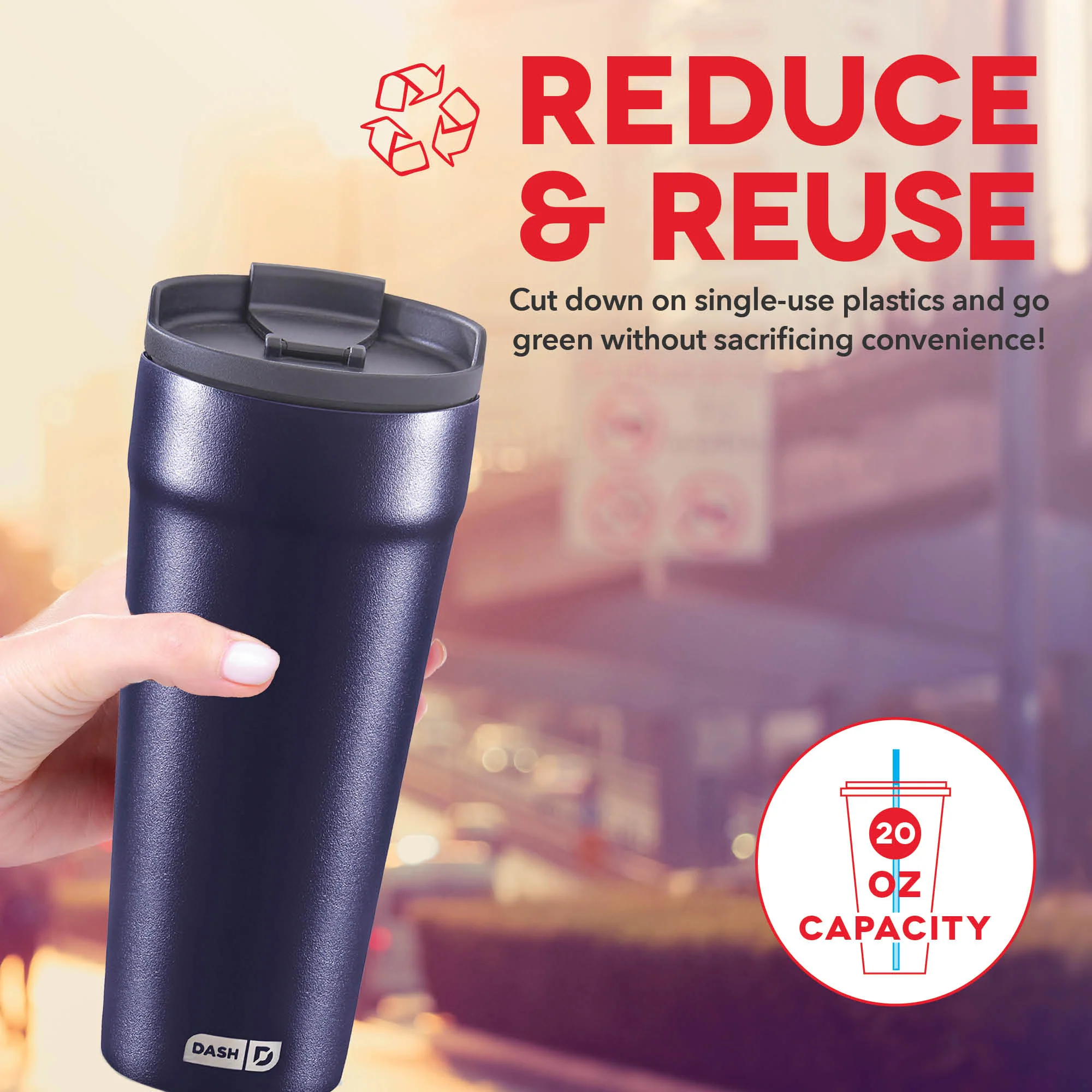 2-in-1 Spill-Proof Insulated Tumbler - Image 4