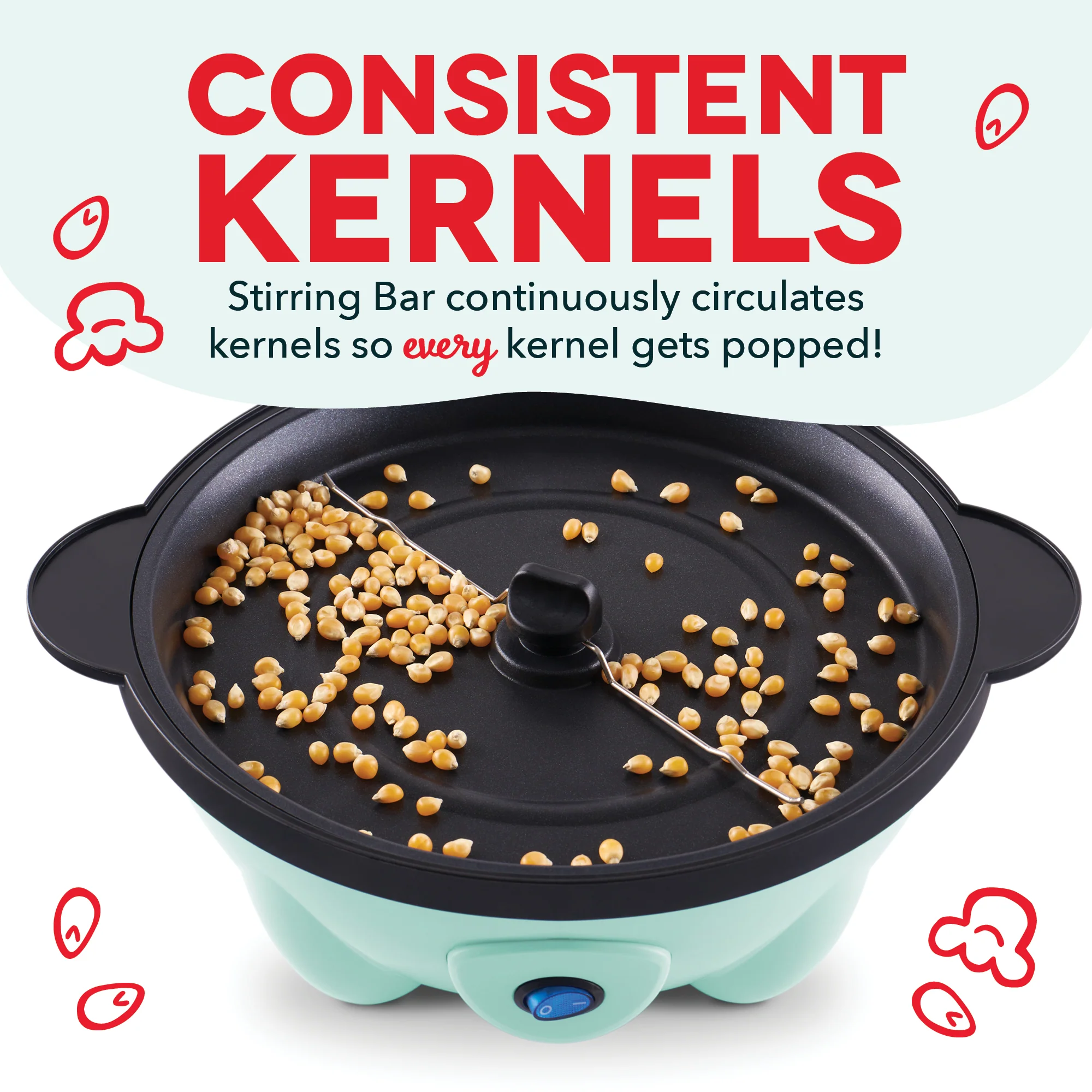 4.5qt Stirring Popcorn Maker - Image 9