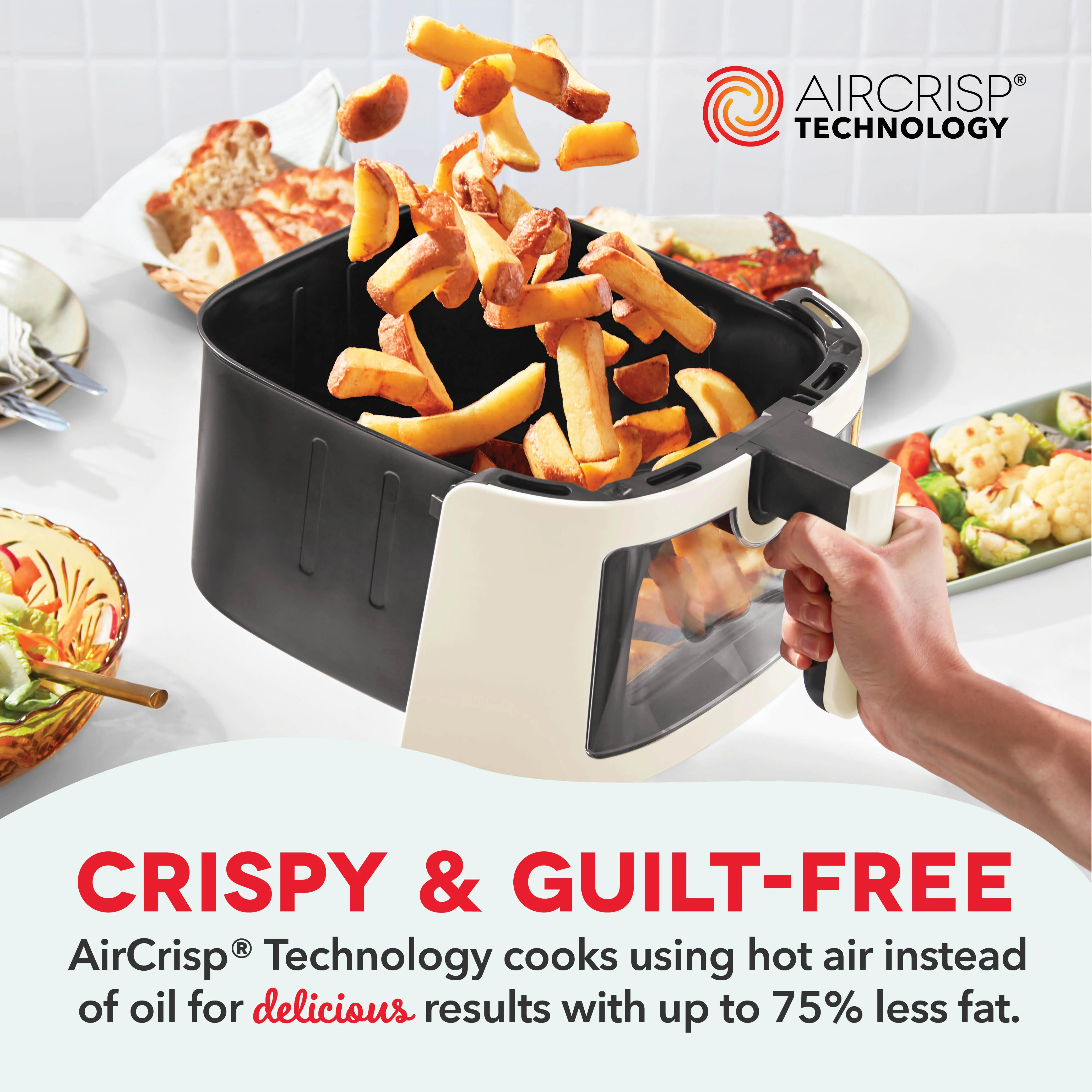 7qt Clear View Digital Air Fryer - Image 9