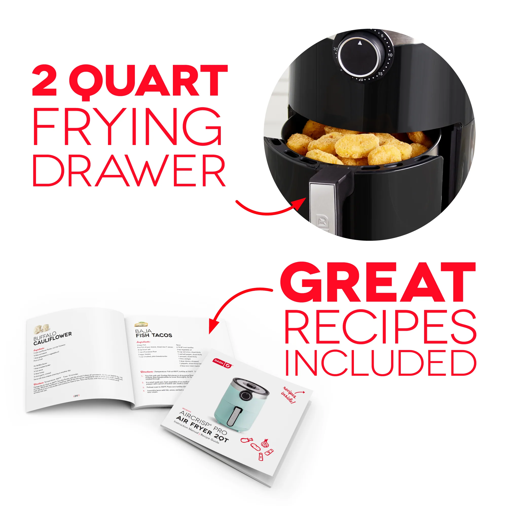 Aircrisp® Pro Compact Air Fryer 2Qt. - Image 12