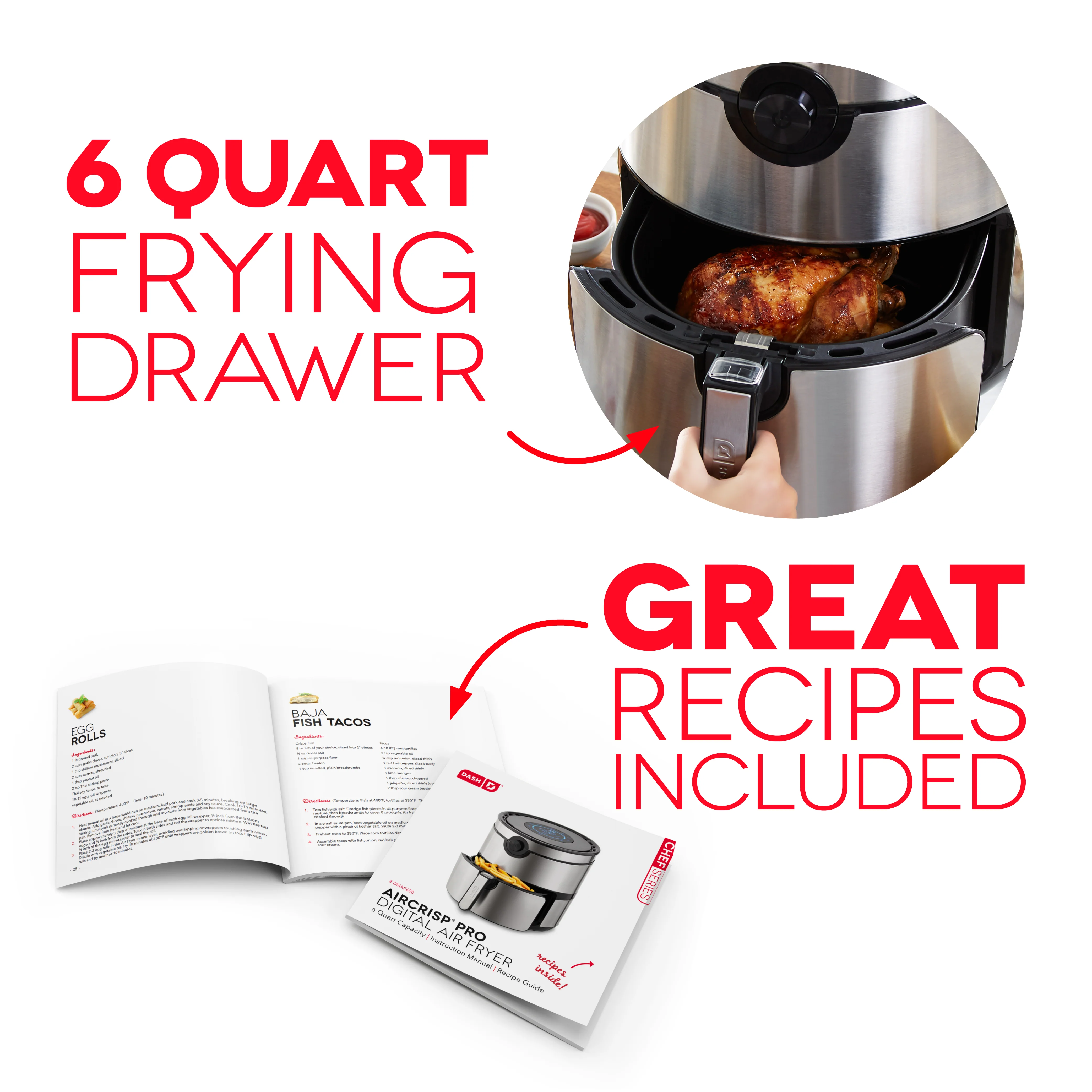 Aircrisp® Pro Digital Air Fryer 6Qt. - Image 6