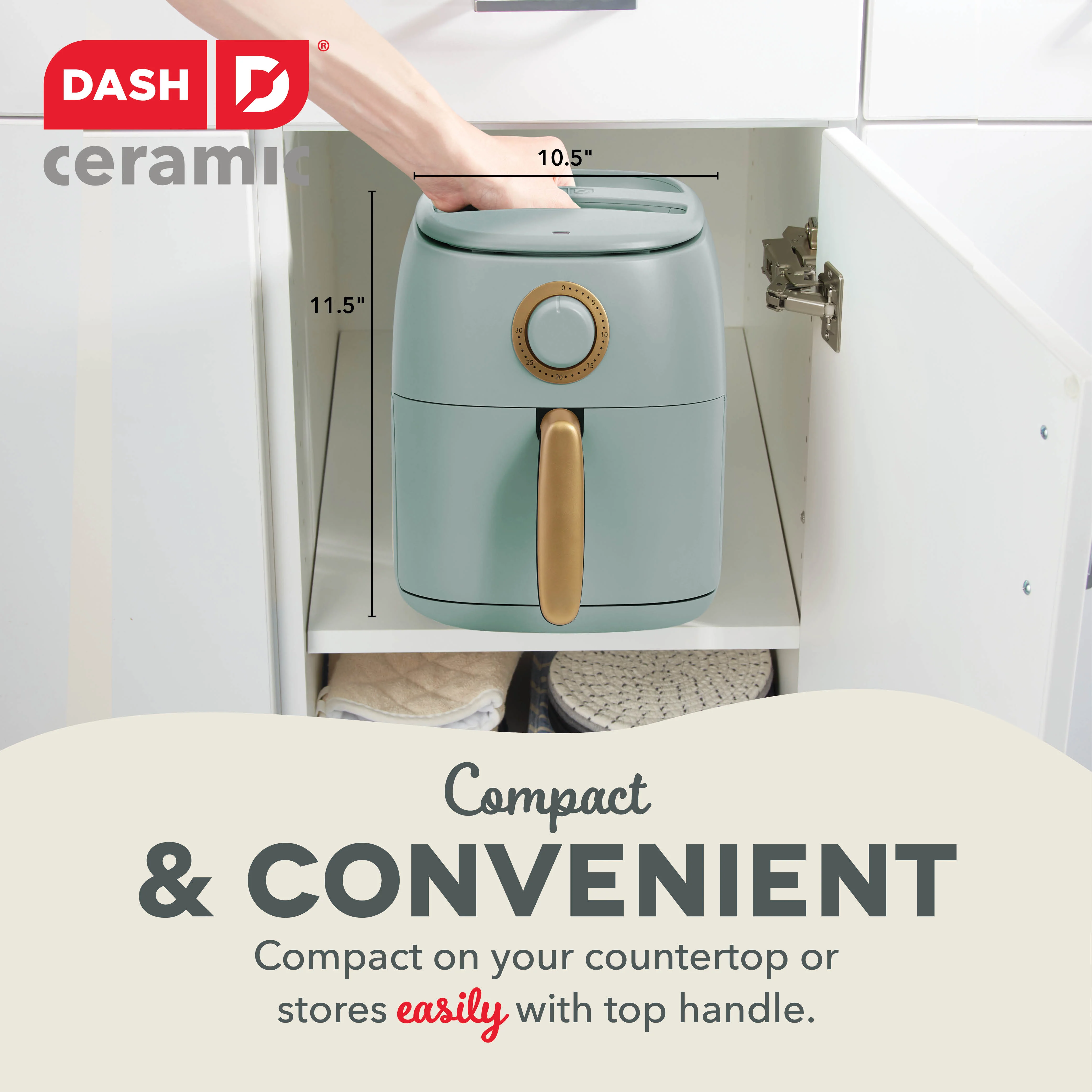 Ceramic Tasti-Crisp Express Air Fryer 2.6QT - Image 11