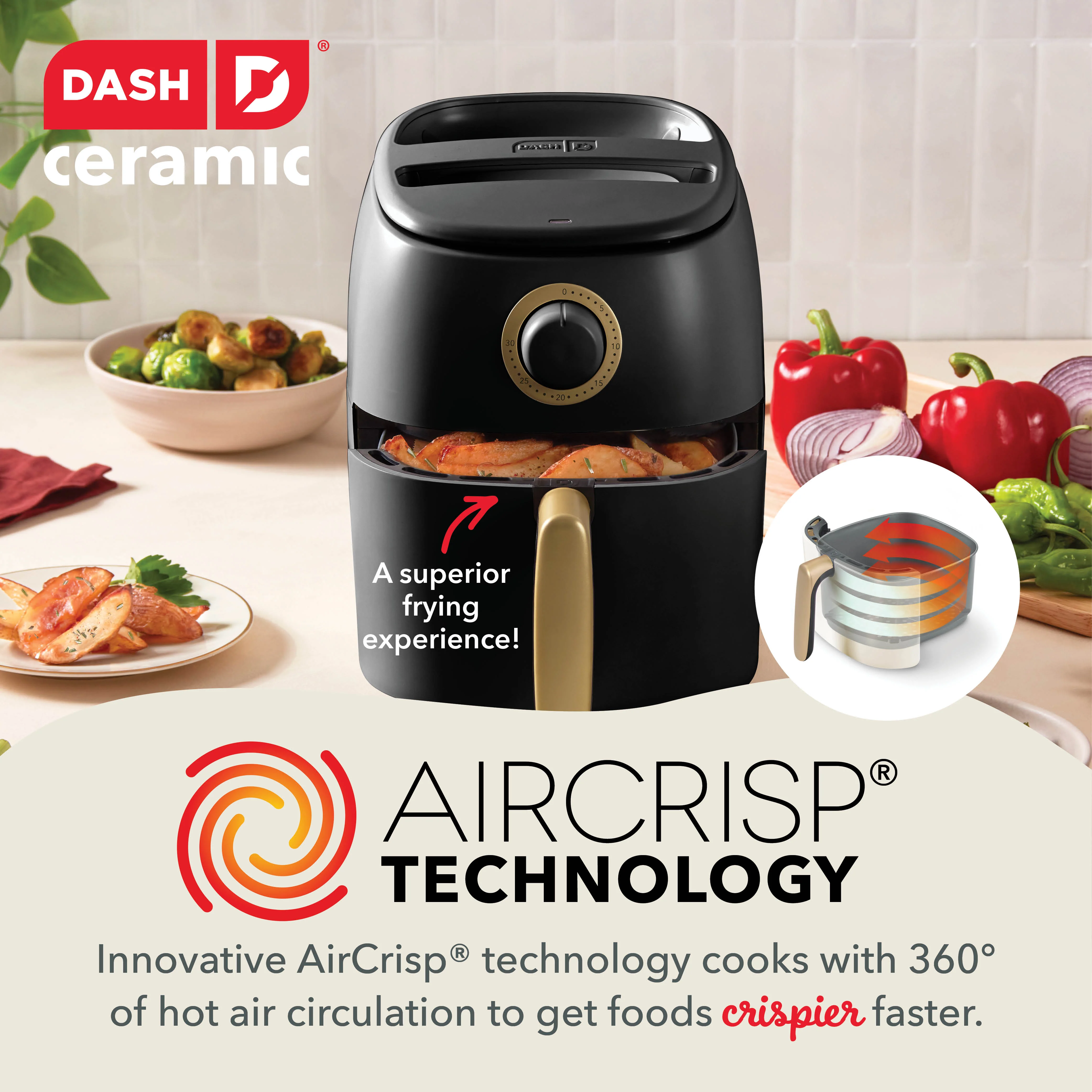 Ceramic Tasti-Crisp Express Air Fryer 2.6QT - Image 15