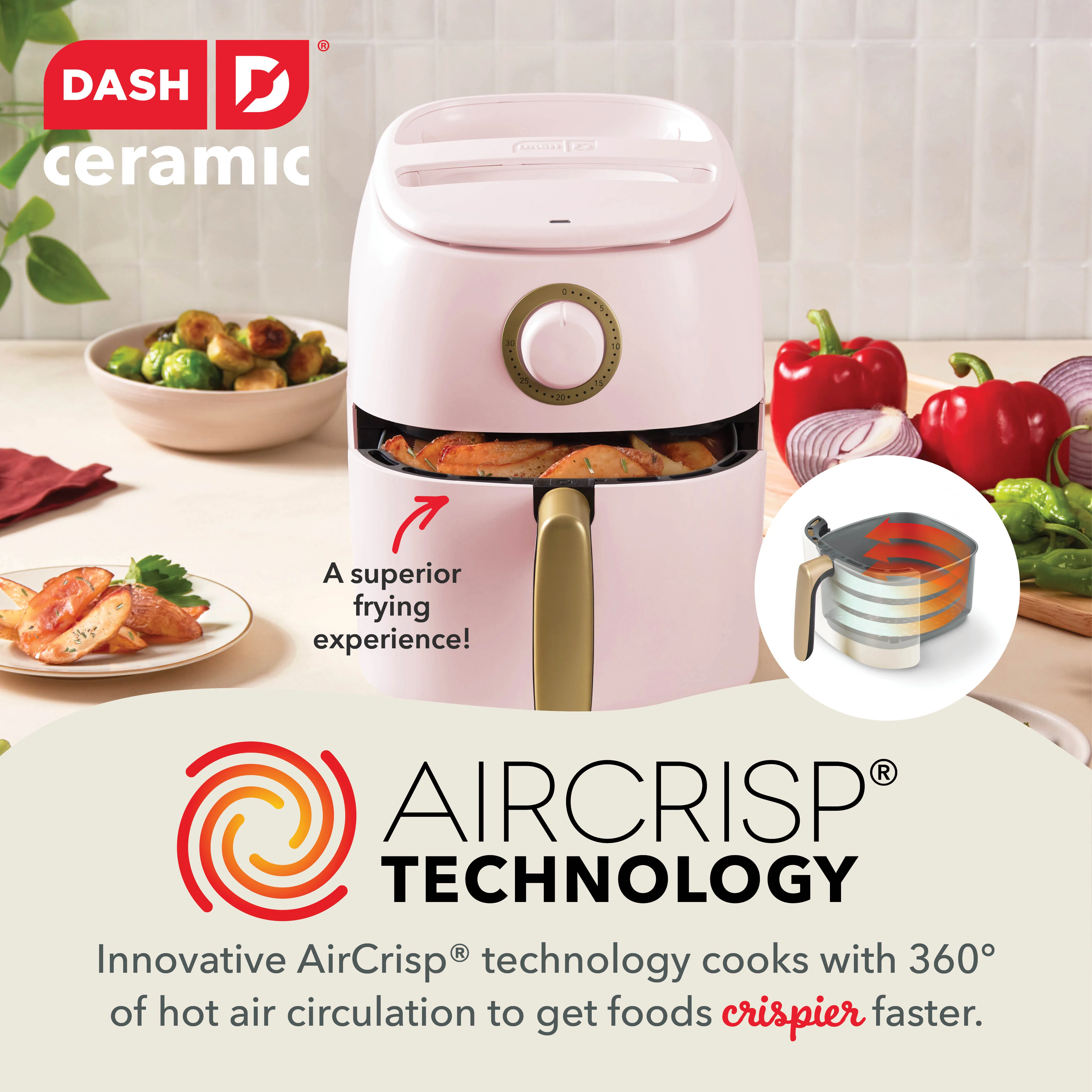 Ceramic Tasti-Crisp Express Air Fryer 2.6QT - Image 21