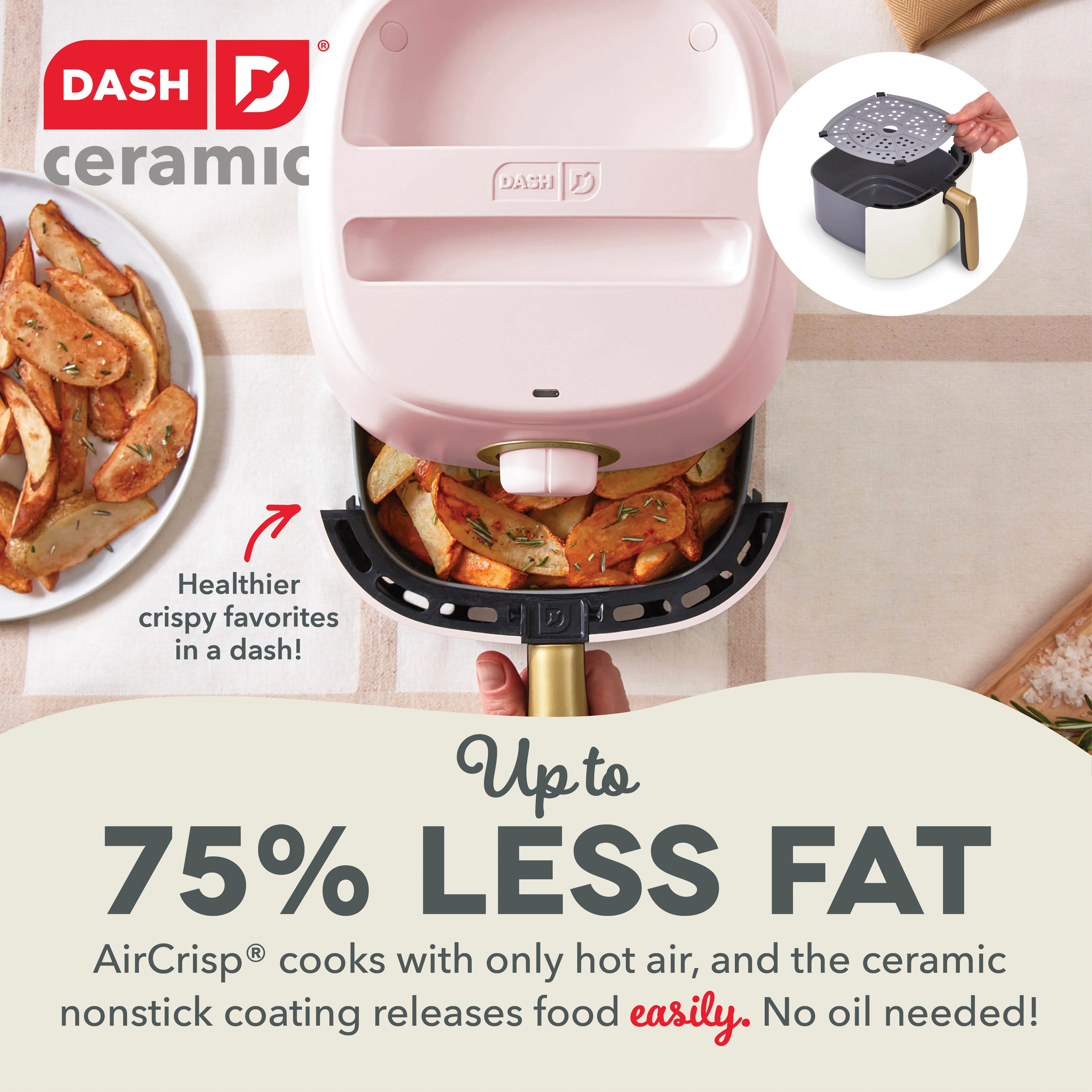 Ceramic Tasti-Crisp Express Air Fryer 2.6QT - Image 22