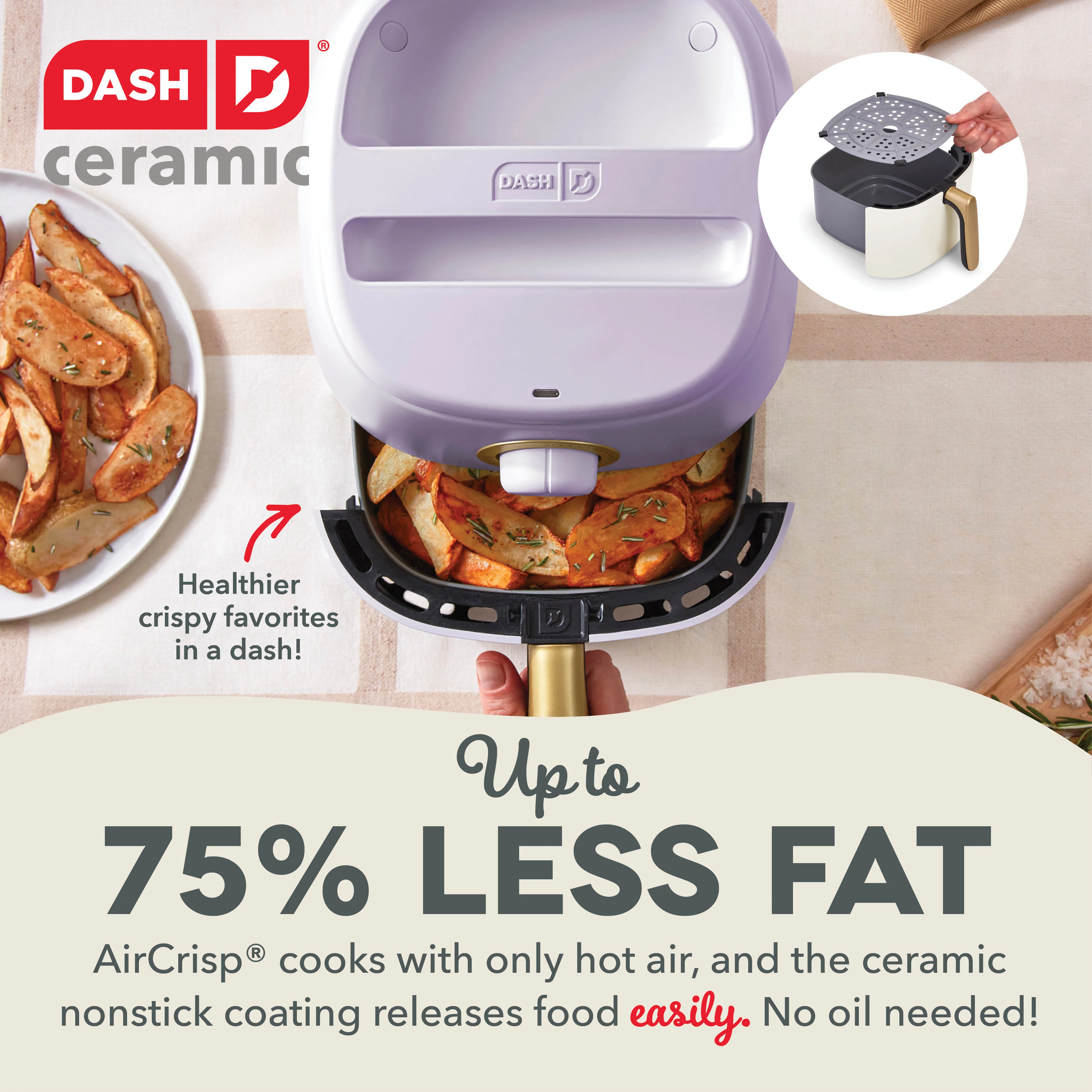 Ceramic Tasti-Crisp Express Air Fryer 2.6QT - Image 28