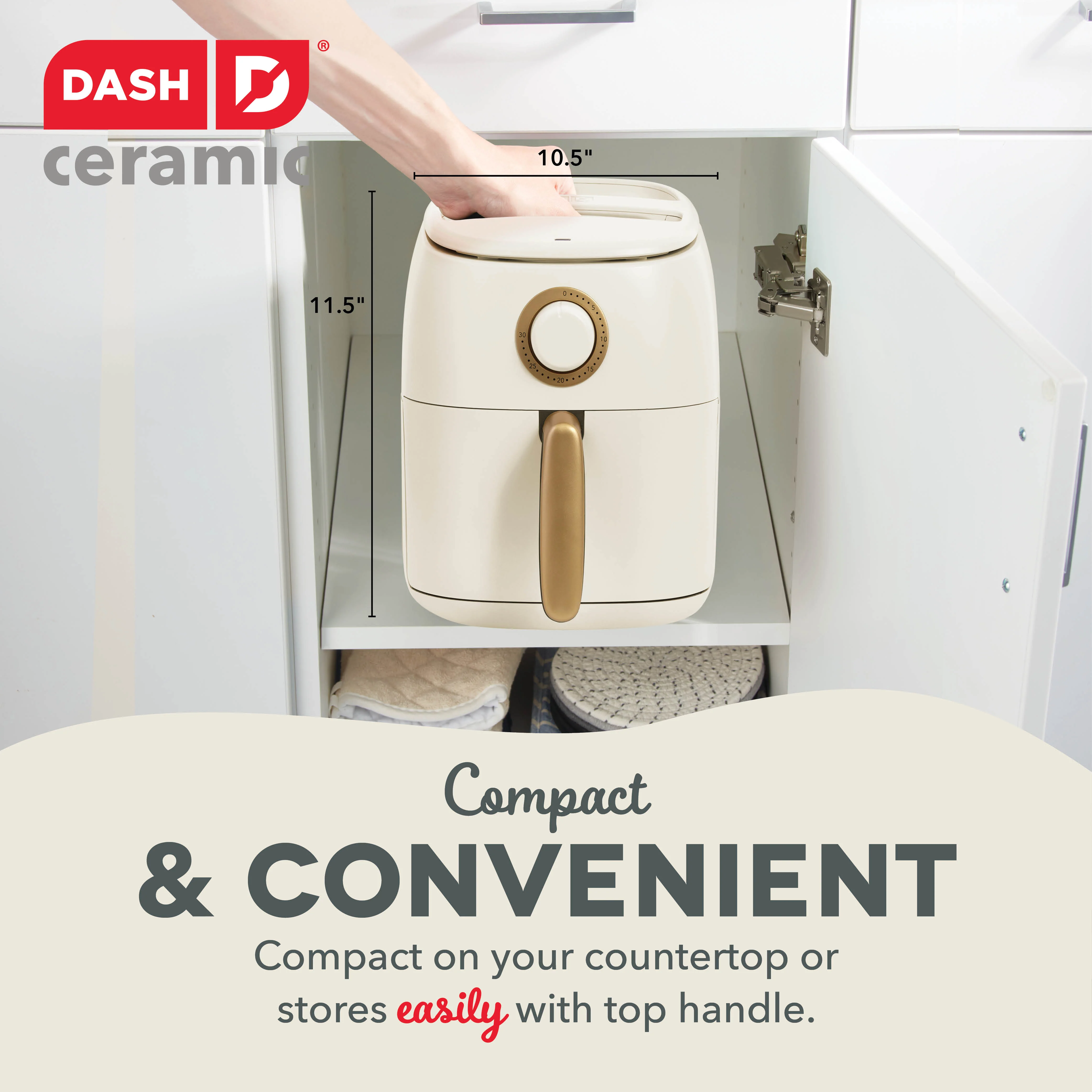 Ceramic Tasti-Crisp Express Air Fryer 2.6QT - Image 5