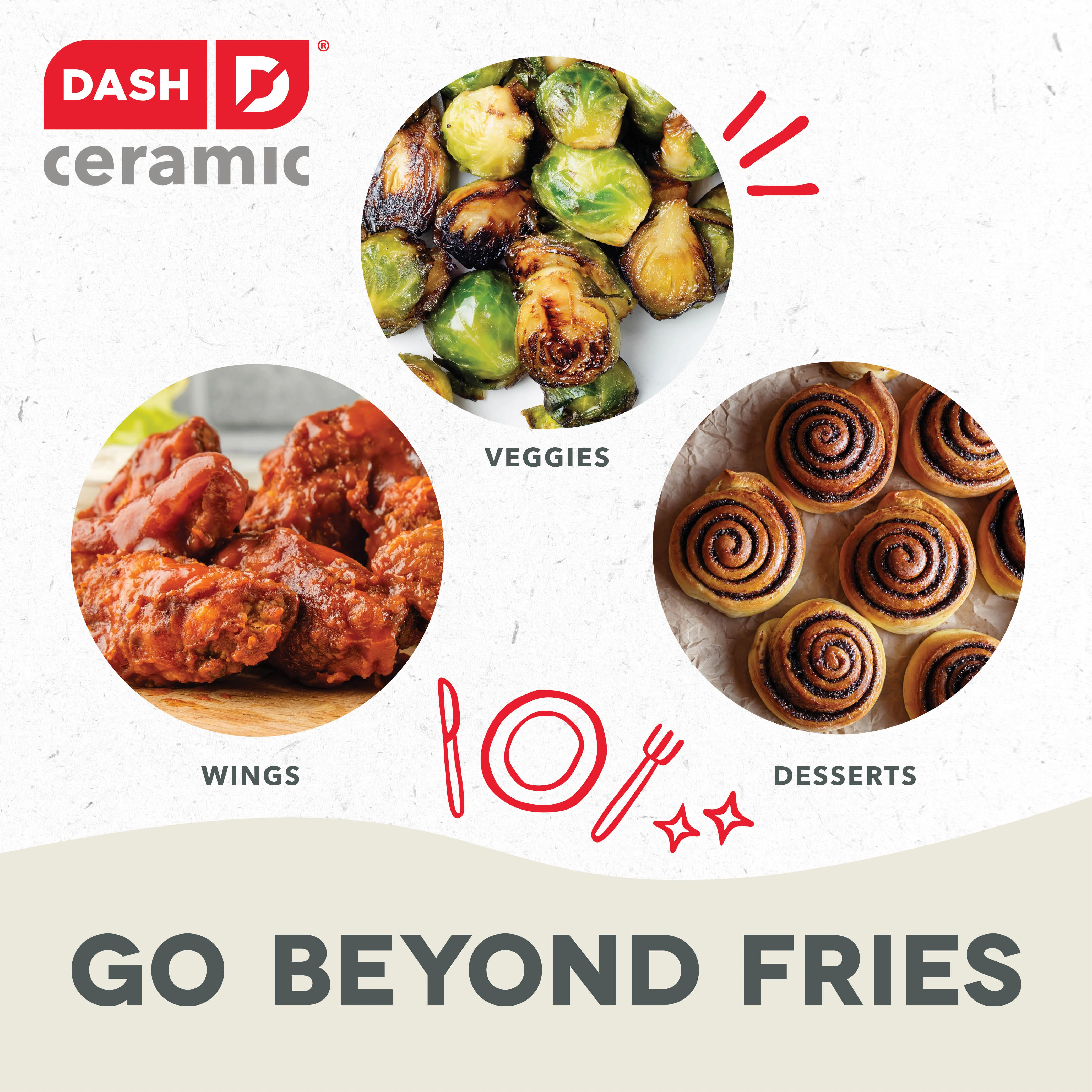 Ceramic Tasti-Crisp Express Air Fryer 2.6QT - Image 6