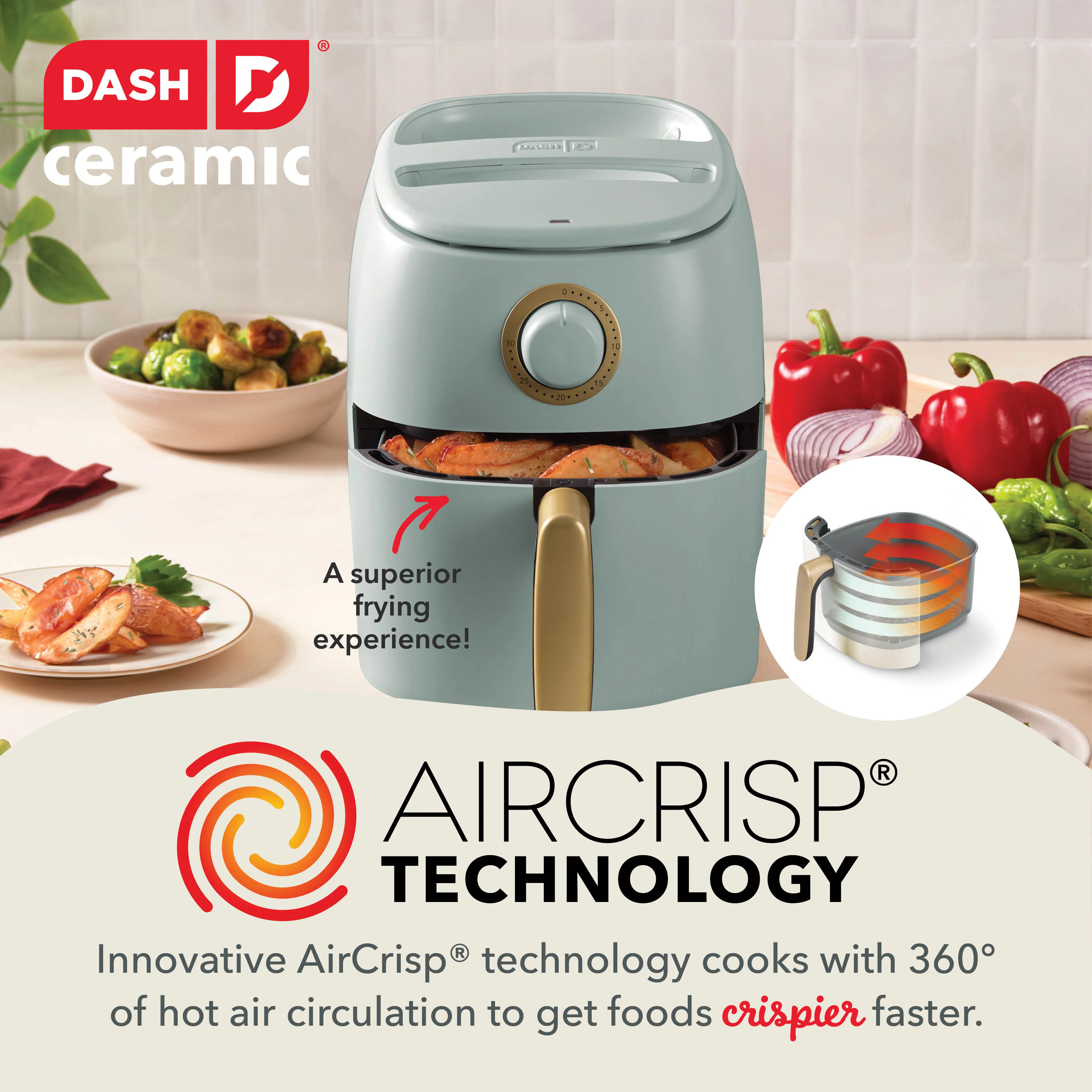 Ceramic Tasti-Crisp Express Air Fryer 2.6QT - Image 9