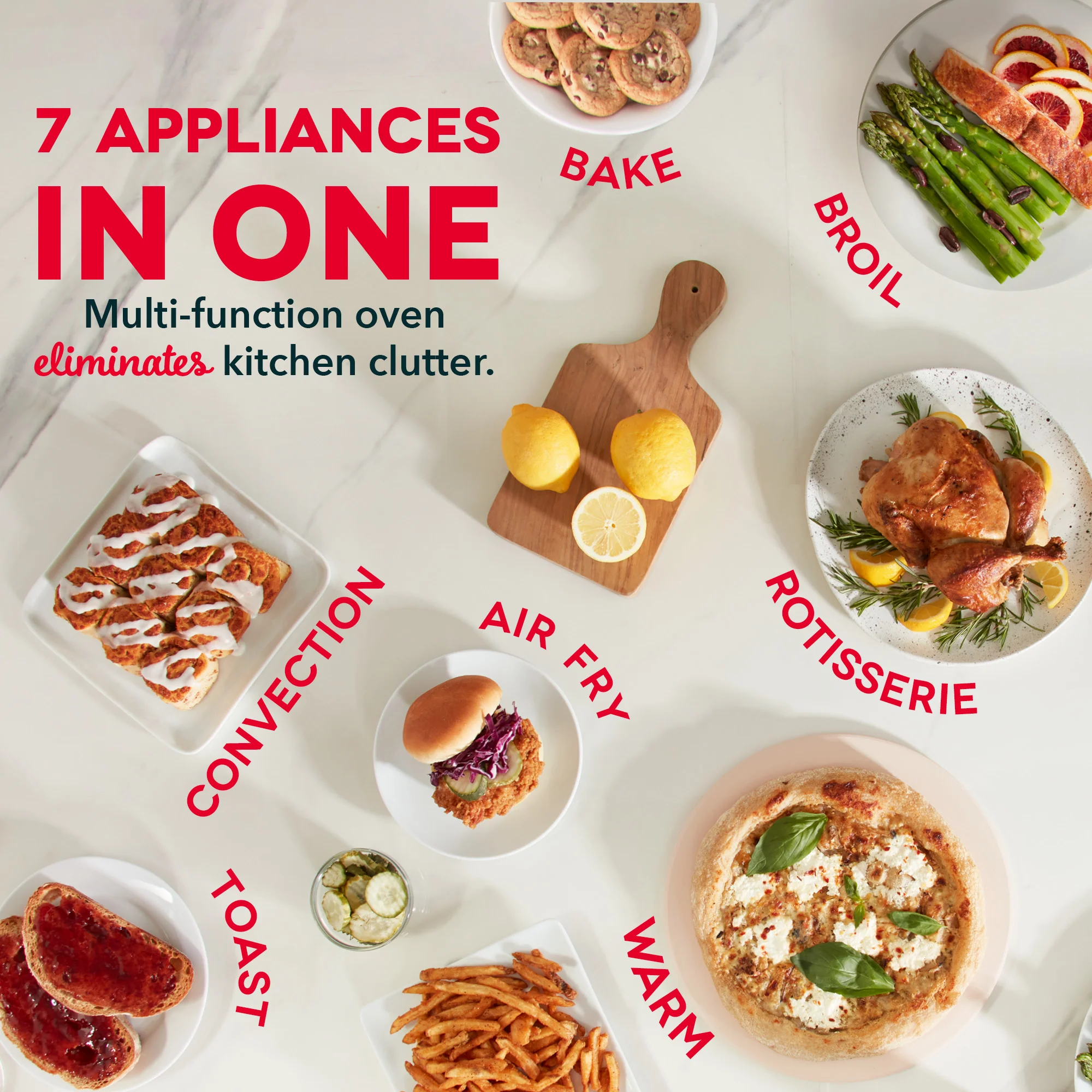 Chef Series Air Fryer Oven With Rotisserie 23L - Image 4