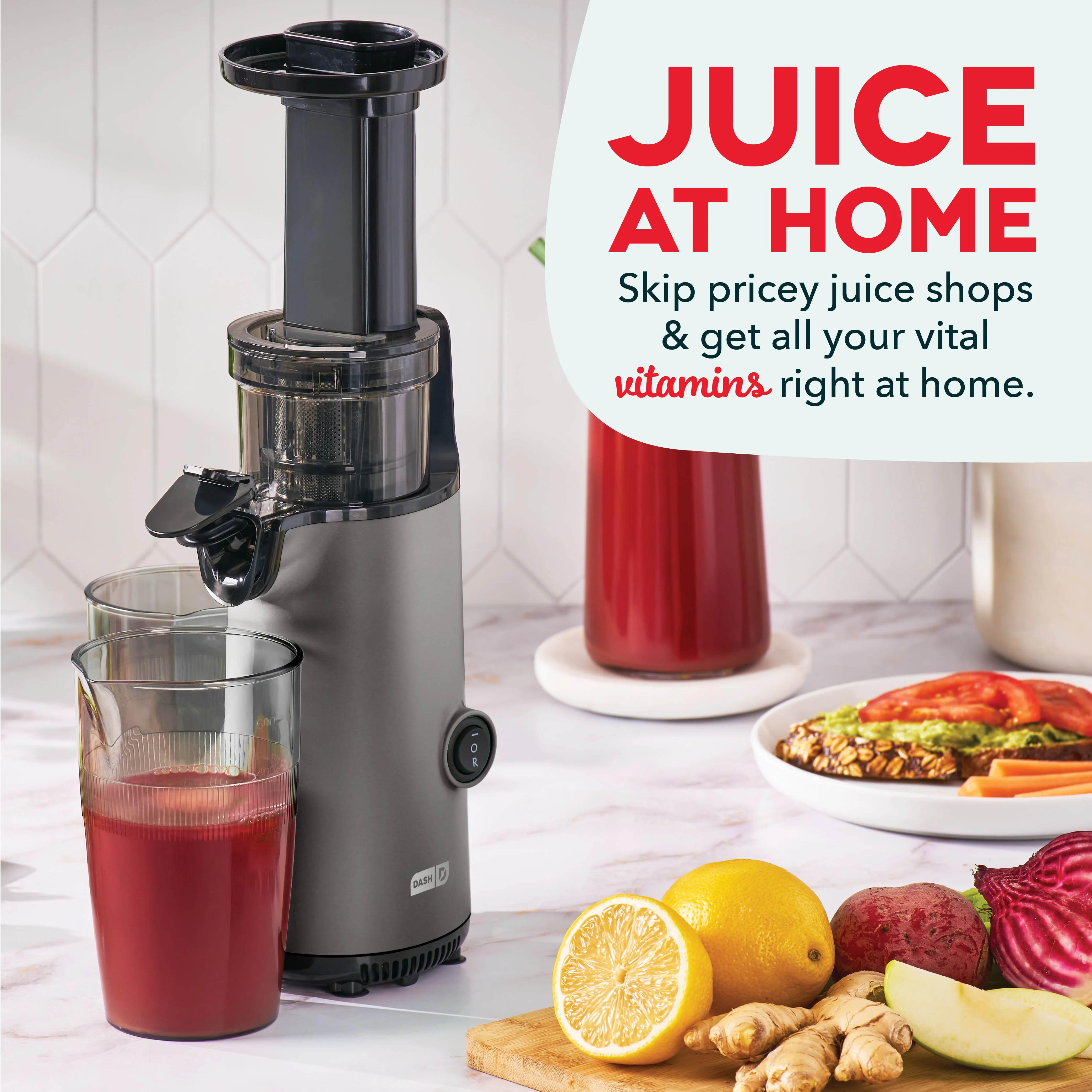 Compact Cold Press Power Juicer - Image 12