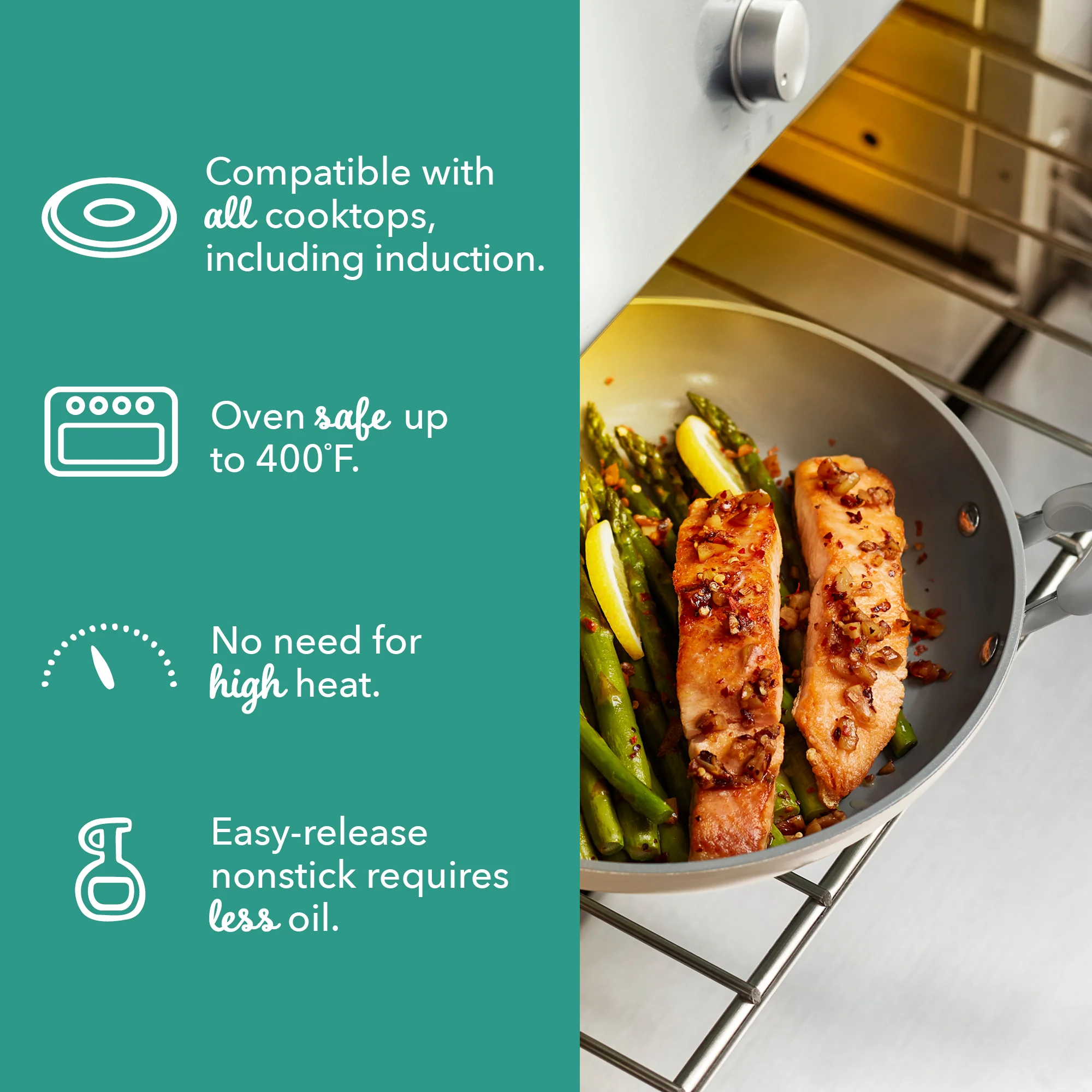 Dash Dream Green Recycled Aluminum 9.5"/11" Fry Pan Set - Image 18