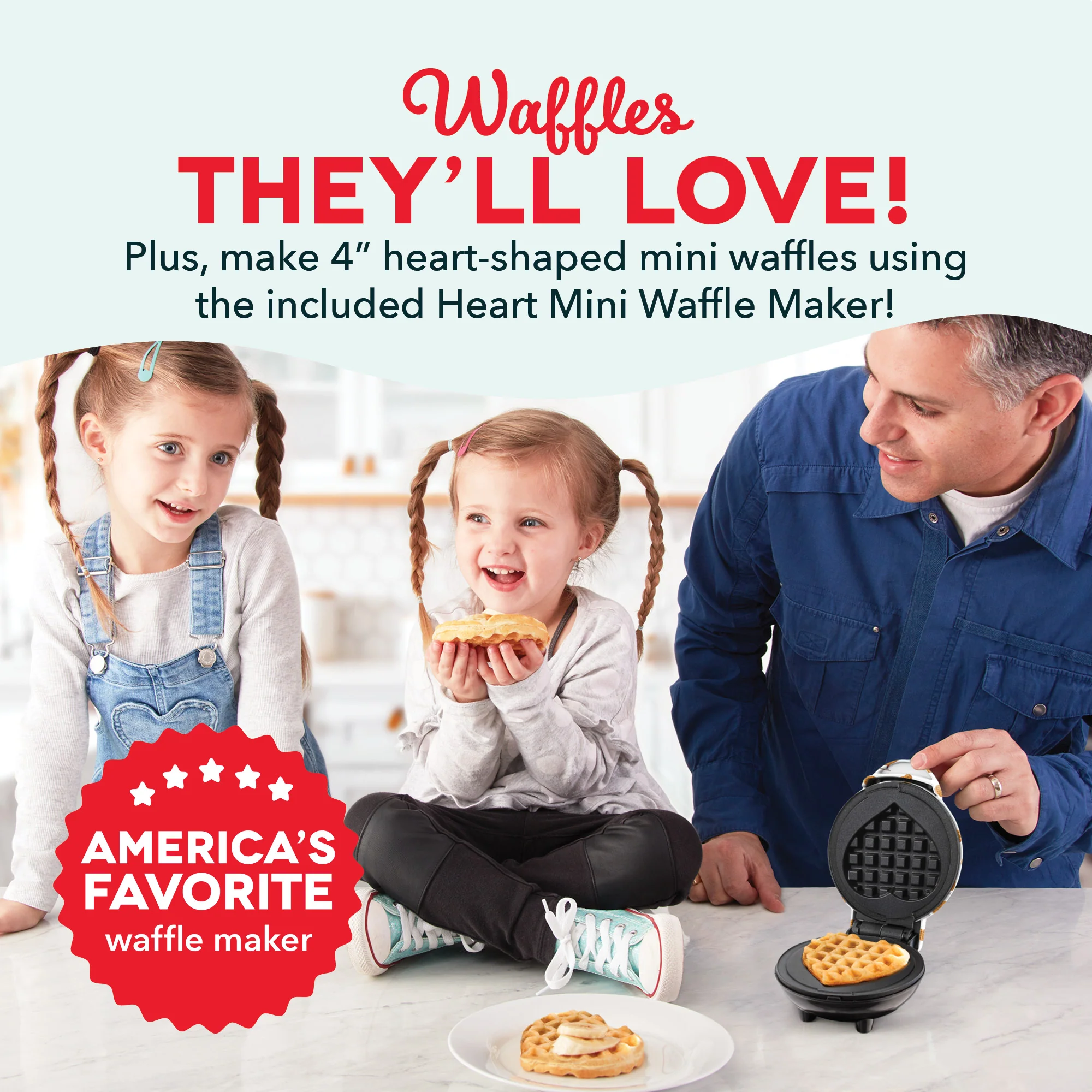 Dash of Good Mini Waffle Maker - Image 3