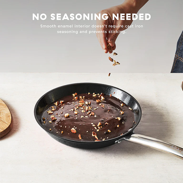 Delish by Dash 10" Lightweight Cast Iron Skillet - Image 9