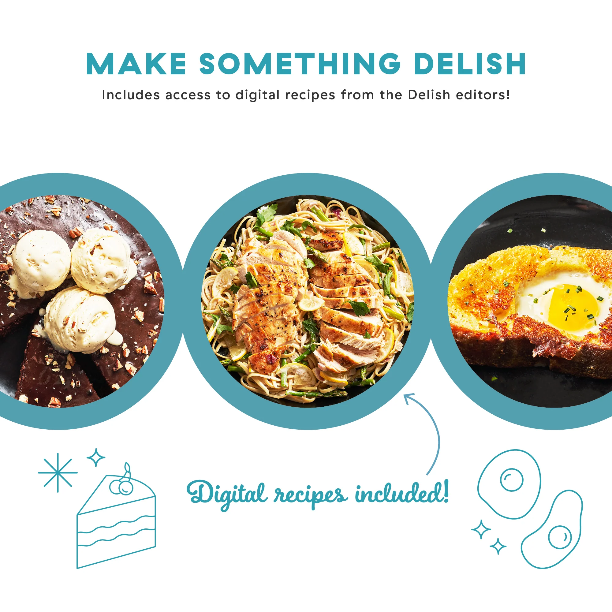 Delish by Dash 8" Lightweight Cast Iron Skillet - Image 12