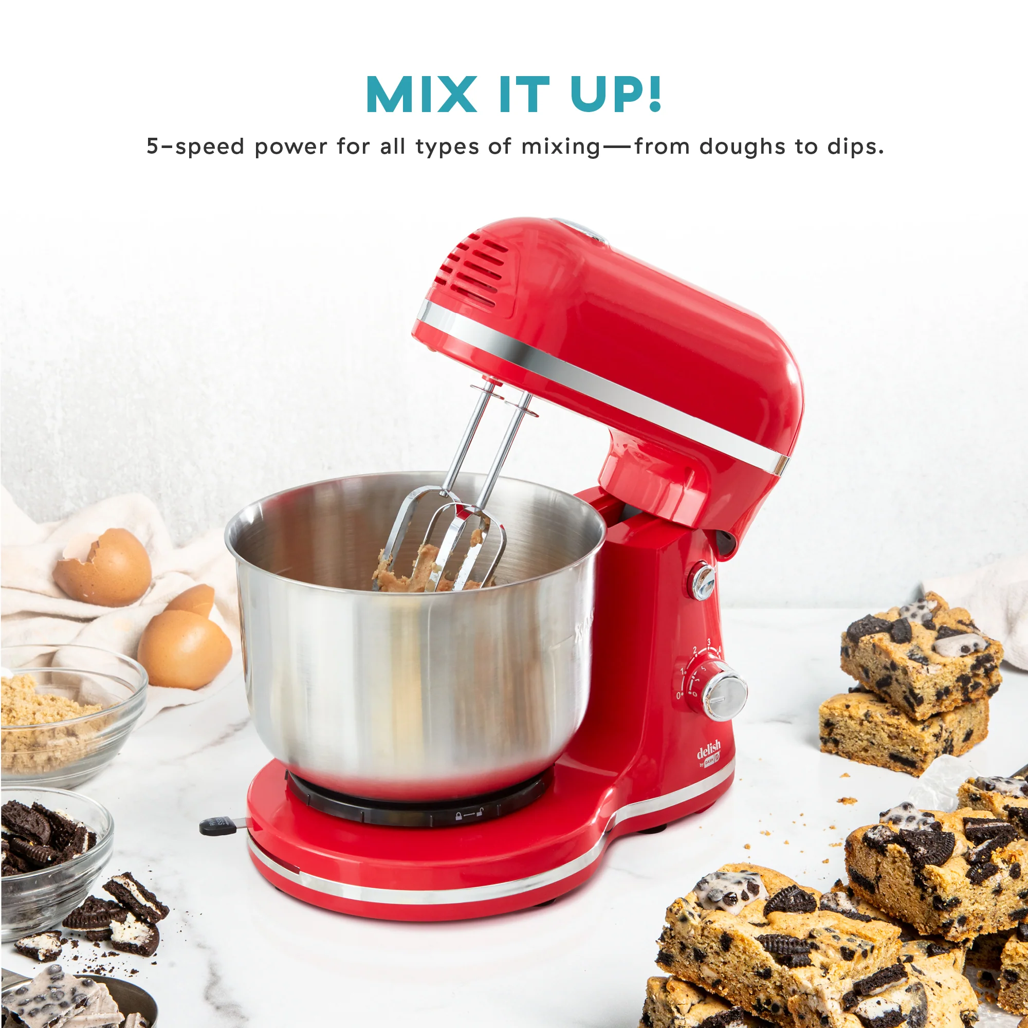 Delish by Dash Stand Mixer - Image 30