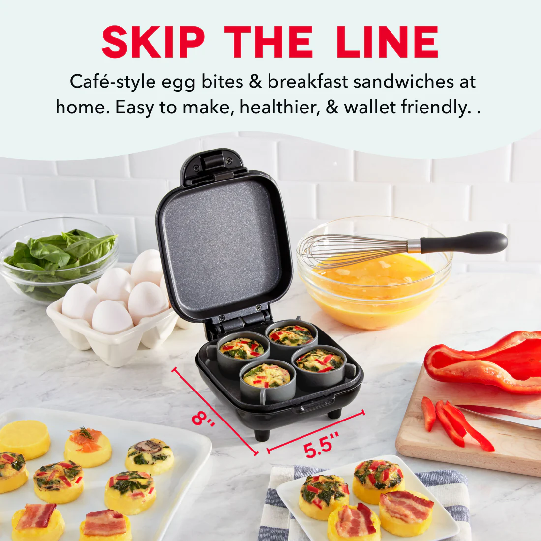 Deluxe Egg Bite Maker - Image 12