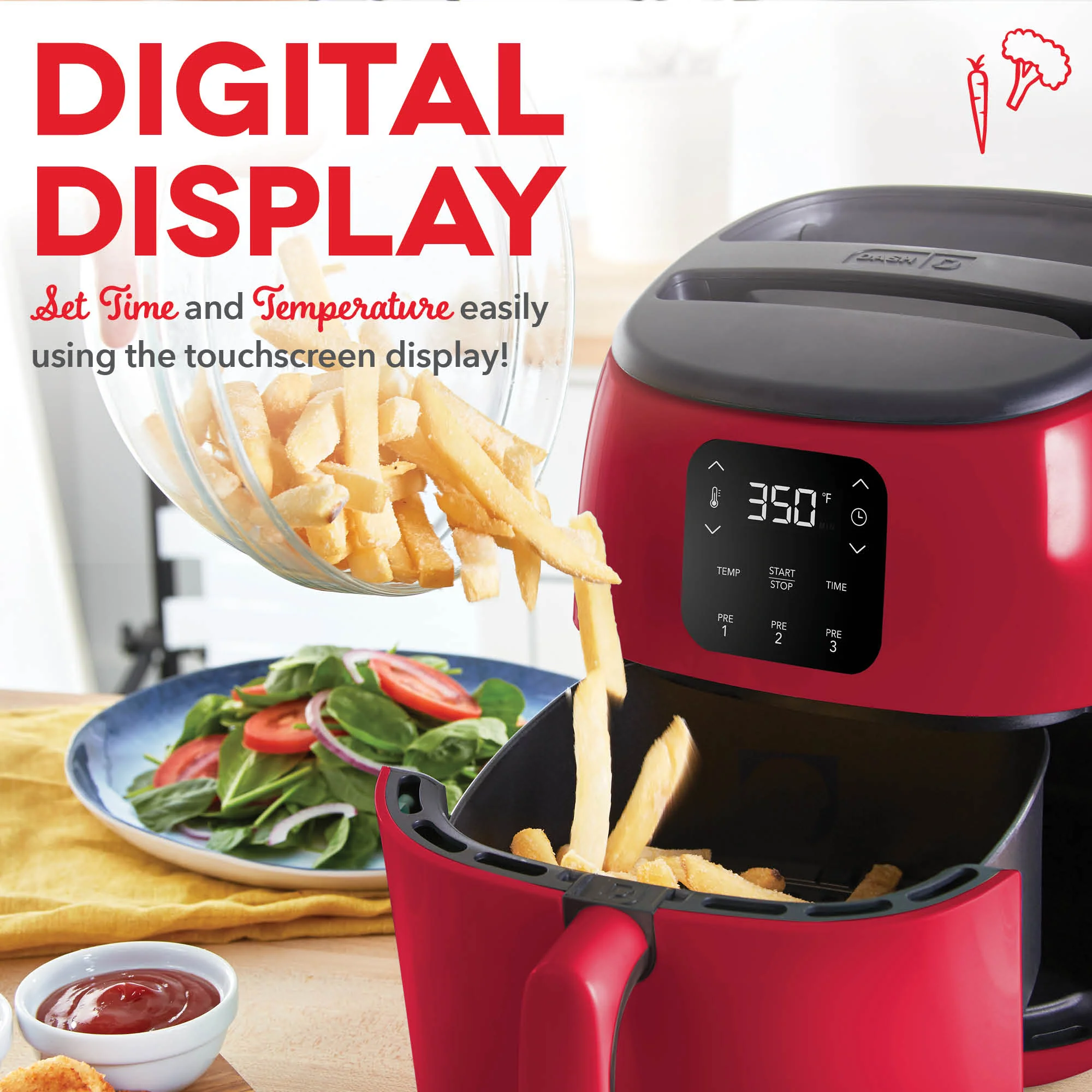 Digital Tasti-Crisp™ Air Fryer 2.6QT - Image 18