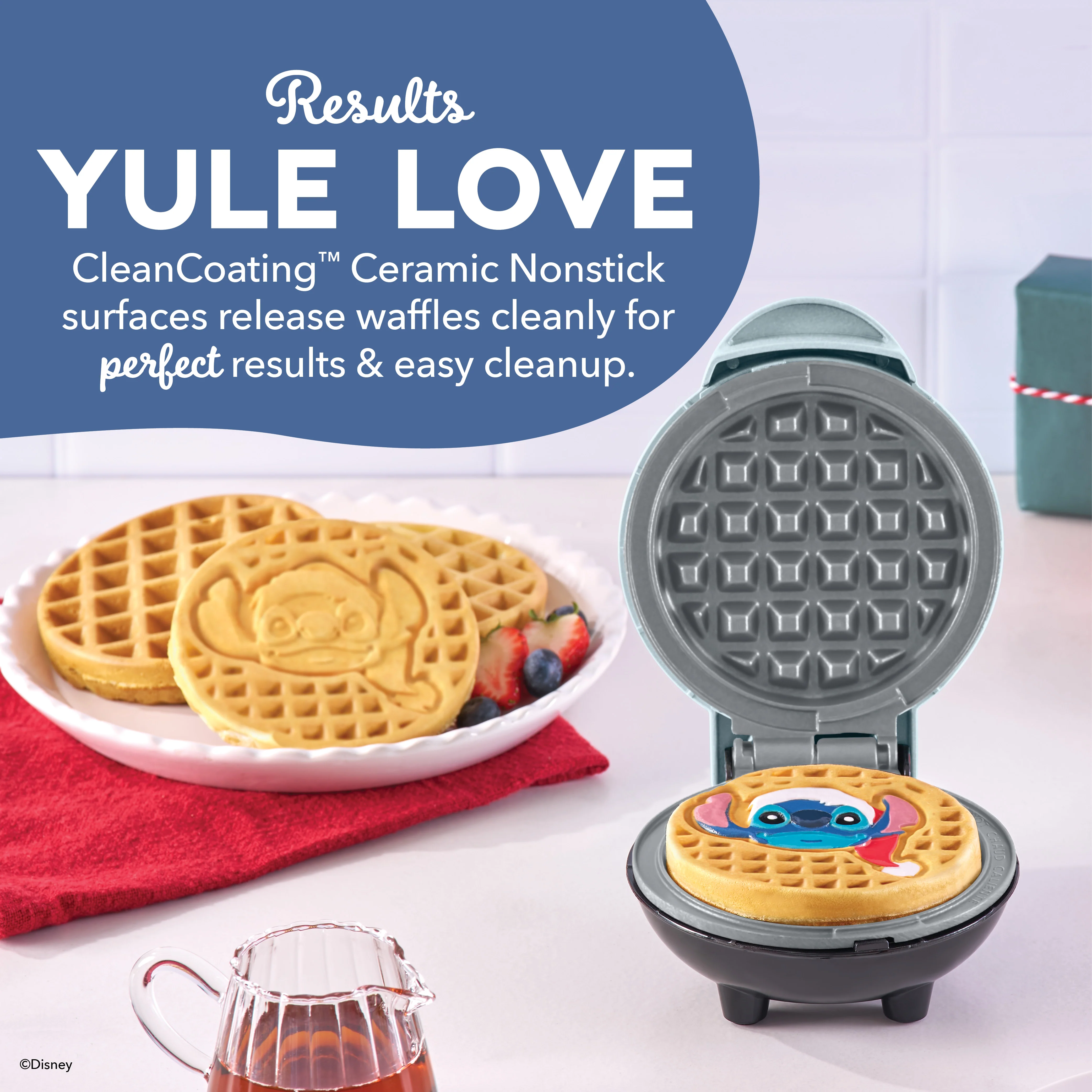 Stitch Santa Mini Waffle Maker - Image 3