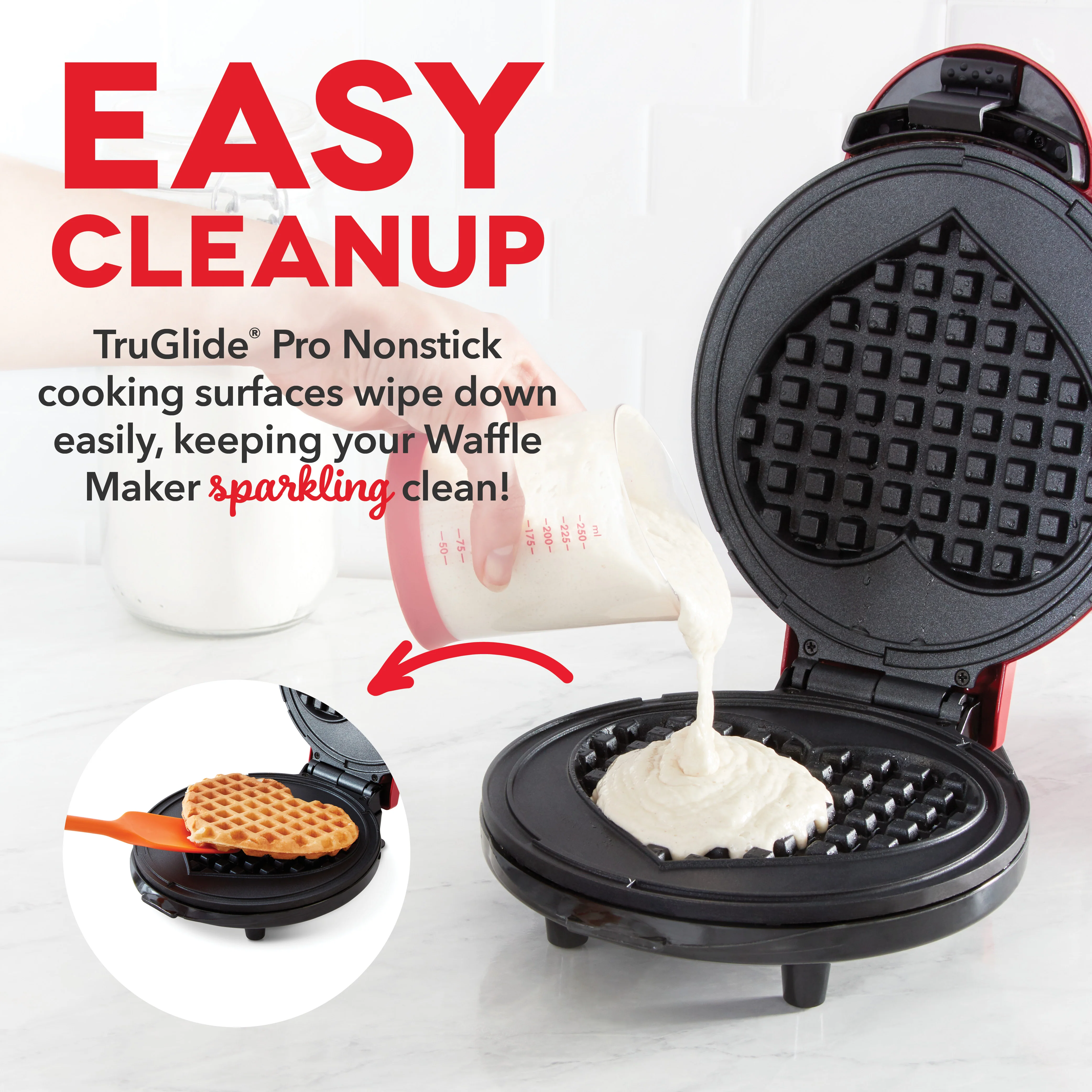Express Heart Waffle Maker - Image 3