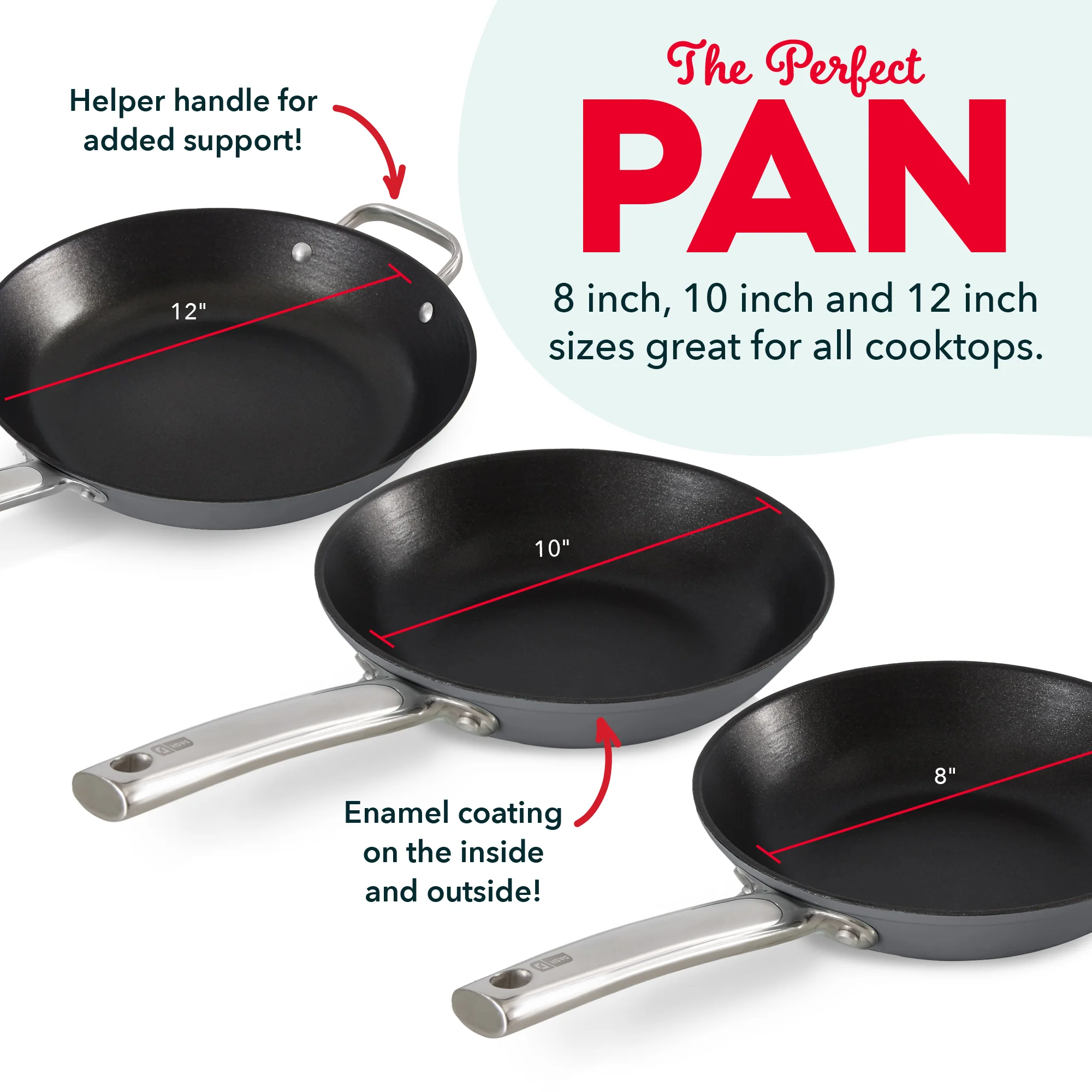 Lightweight Cast Iron Nonstick Pans - Image 10