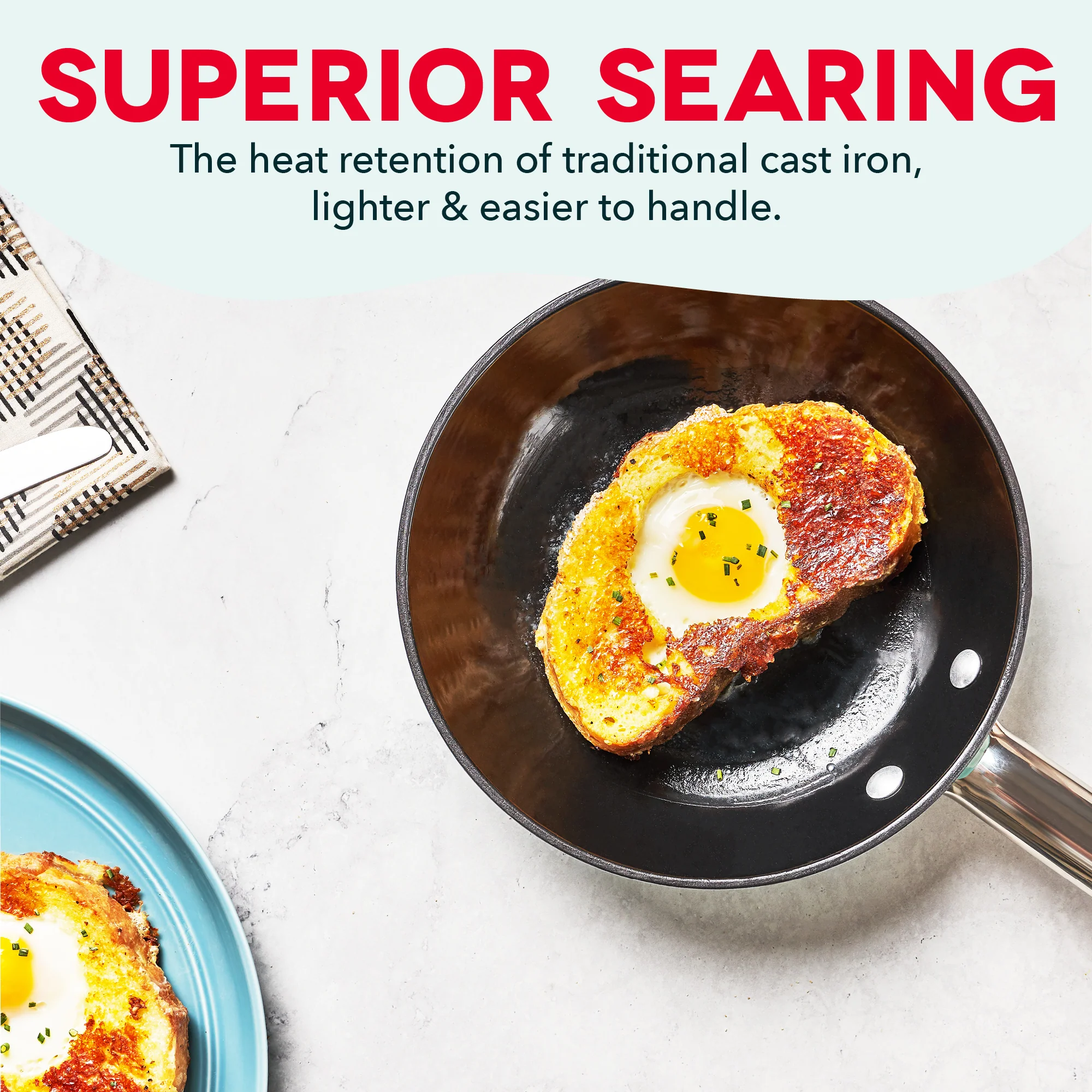 Lightweight Cast Iron Nonstick Pans - Image 2