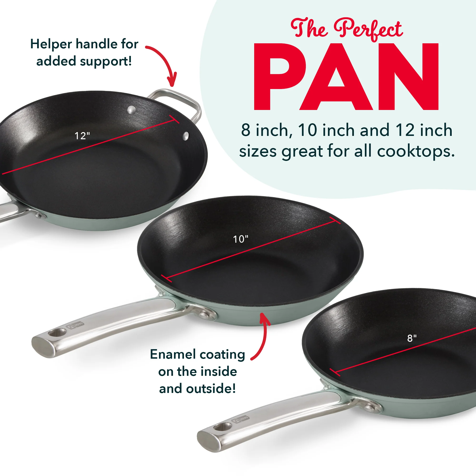 Lightweight Cast Iron Nonstick Pans - Image 45