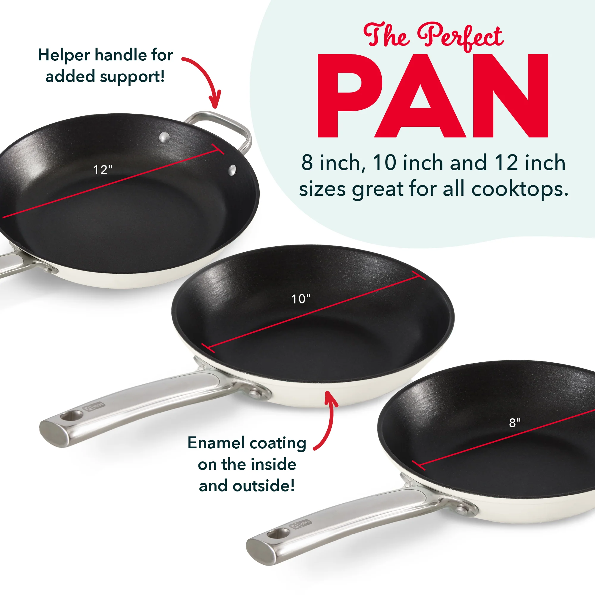 Lightweight Cast Iron Nonstick Pans - Image 5