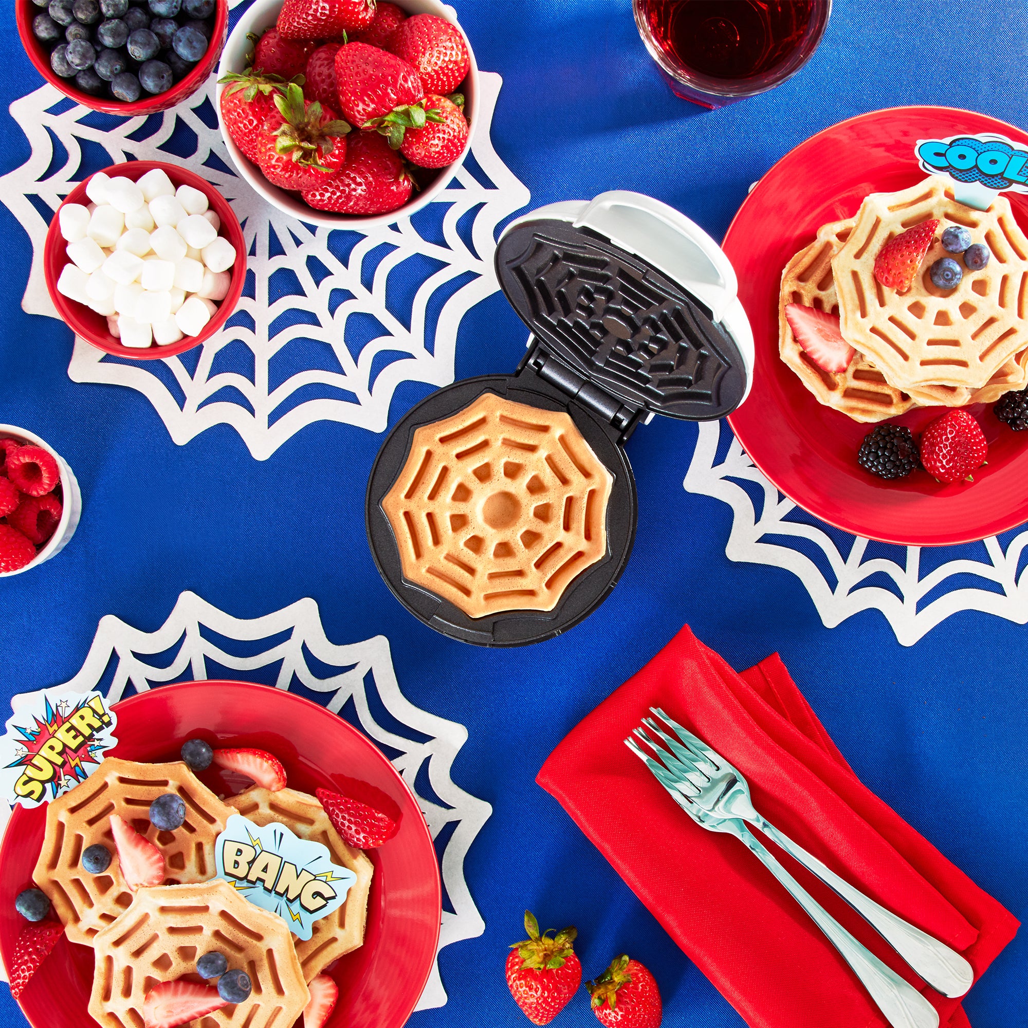 Spider Web Mini Waffle Maker - Image 5