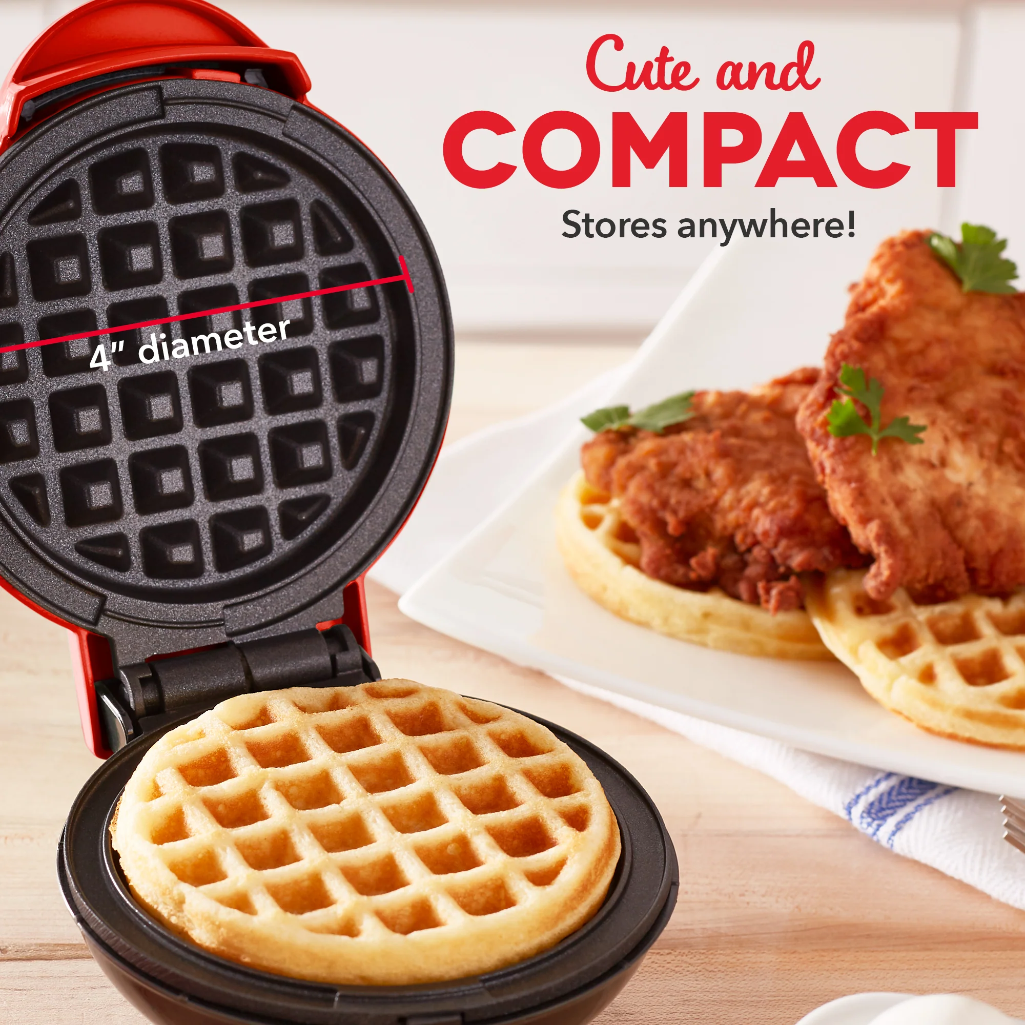 Mini Waffle Maker 2-Packs - Image 10