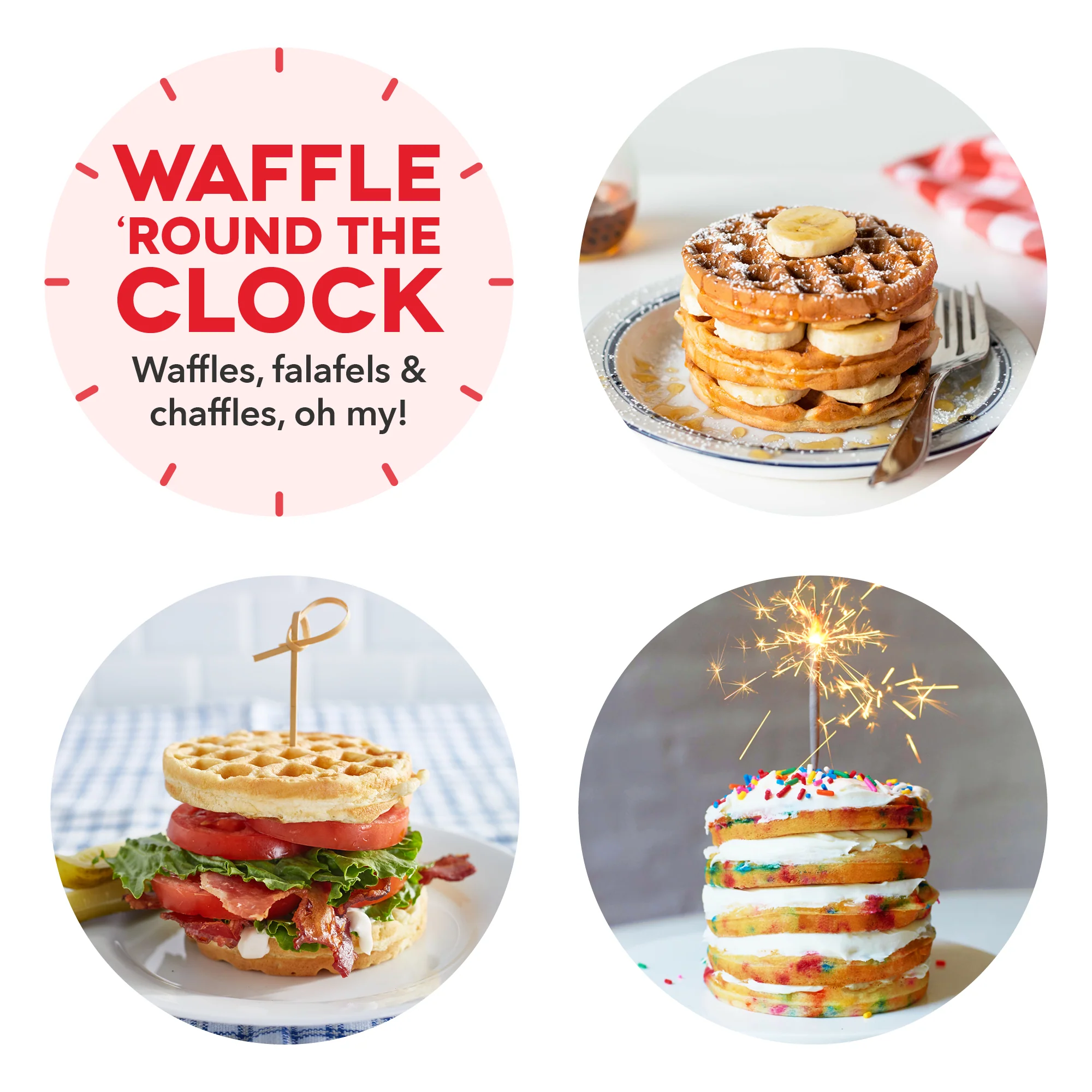 Mini Waffle Maker 2-Packs - Image 5
