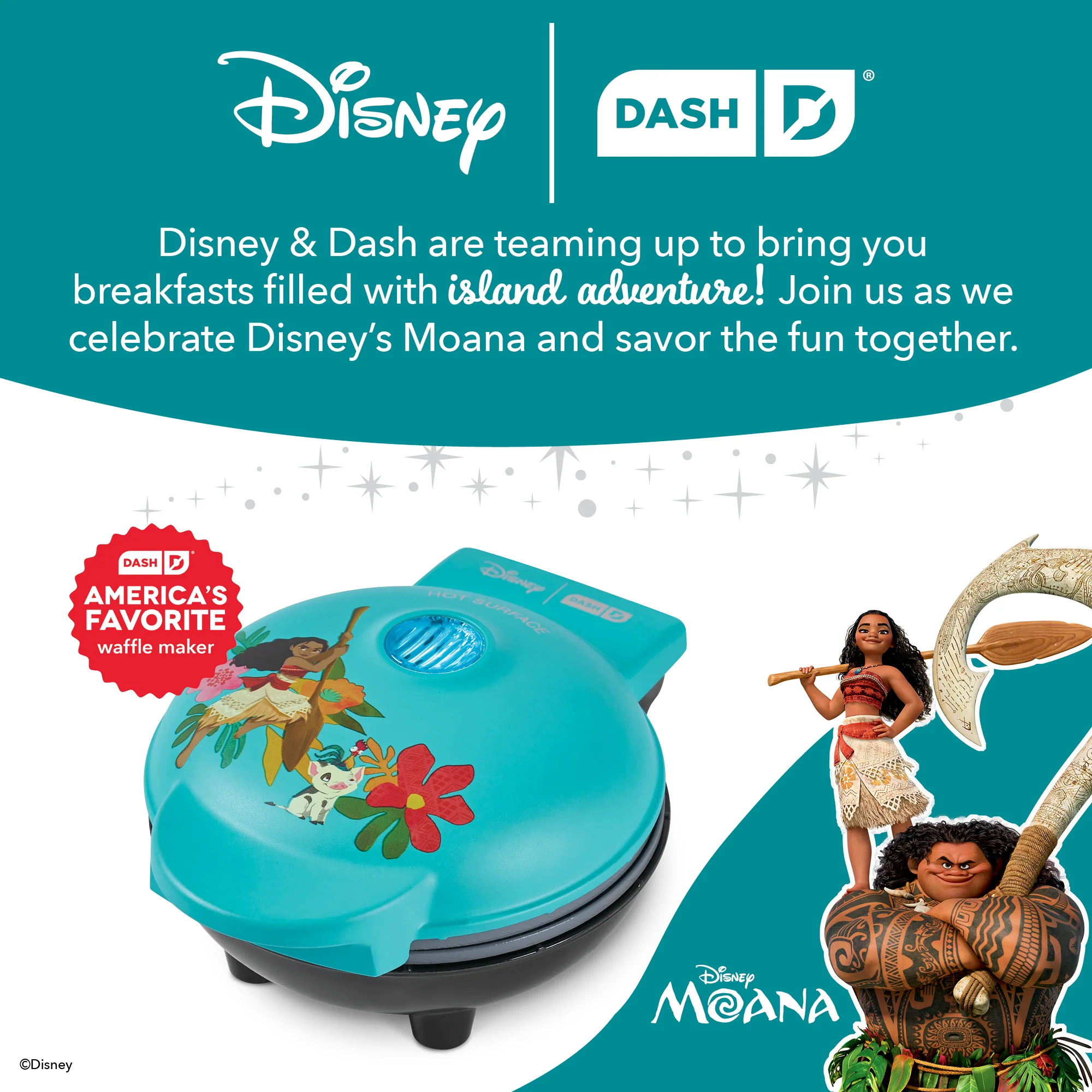 Moana Mini Waffle Maker - Image 9