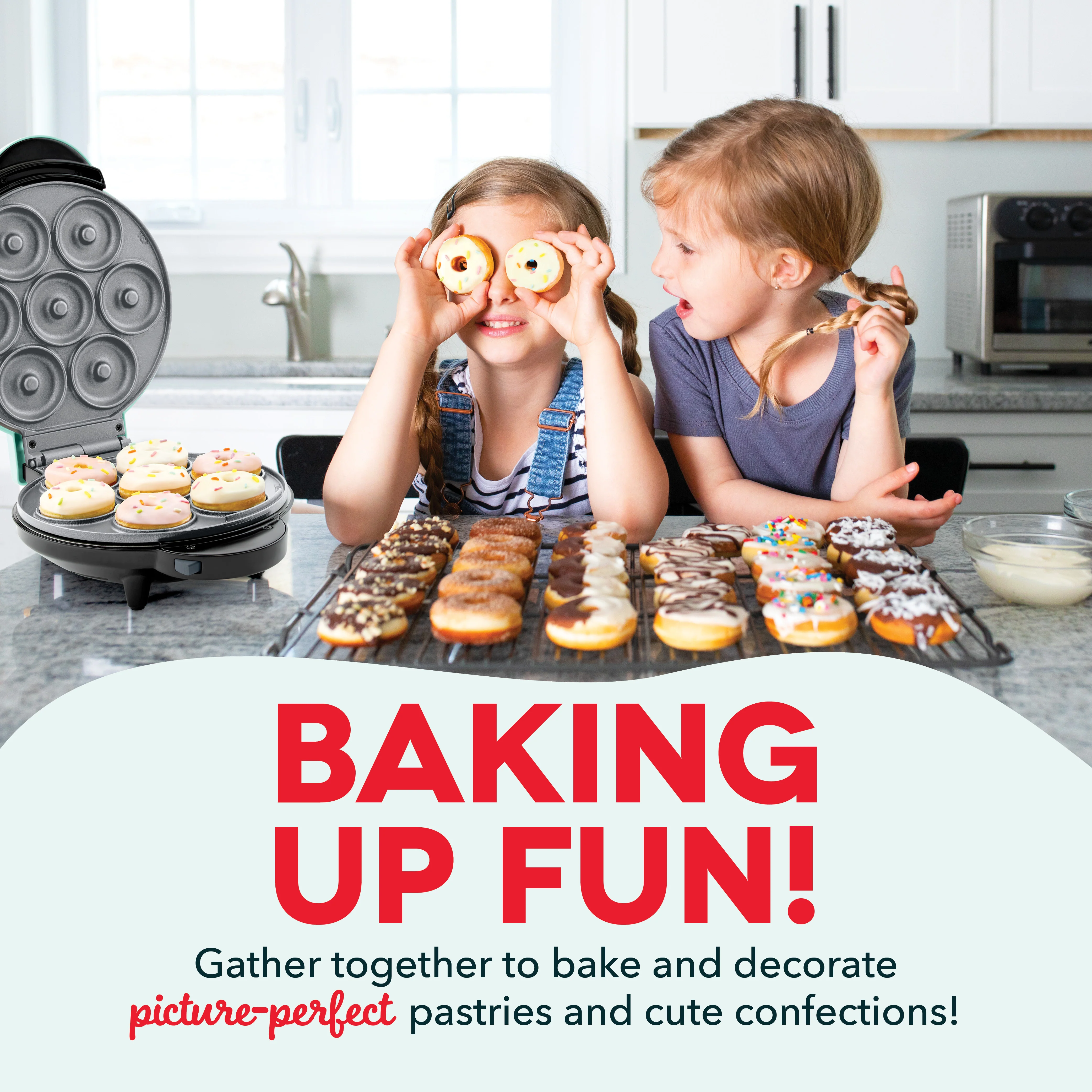 MultiMaker® Treat Maker System: Waffle Bite, Mini Donut, Mini Cupcake - Image 3