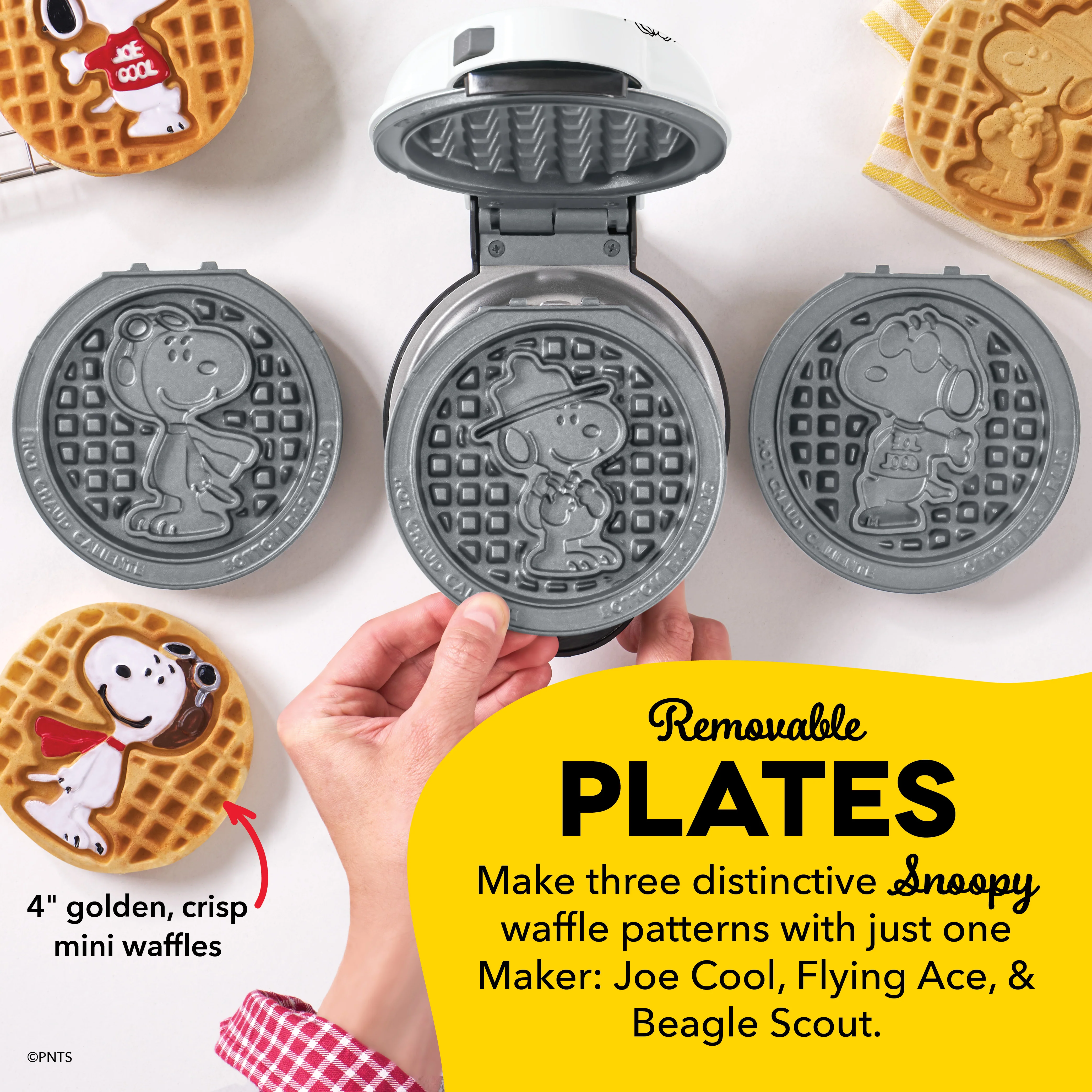 Peanuts® MultiMaker® Mini System with Removable Plates - Image 3