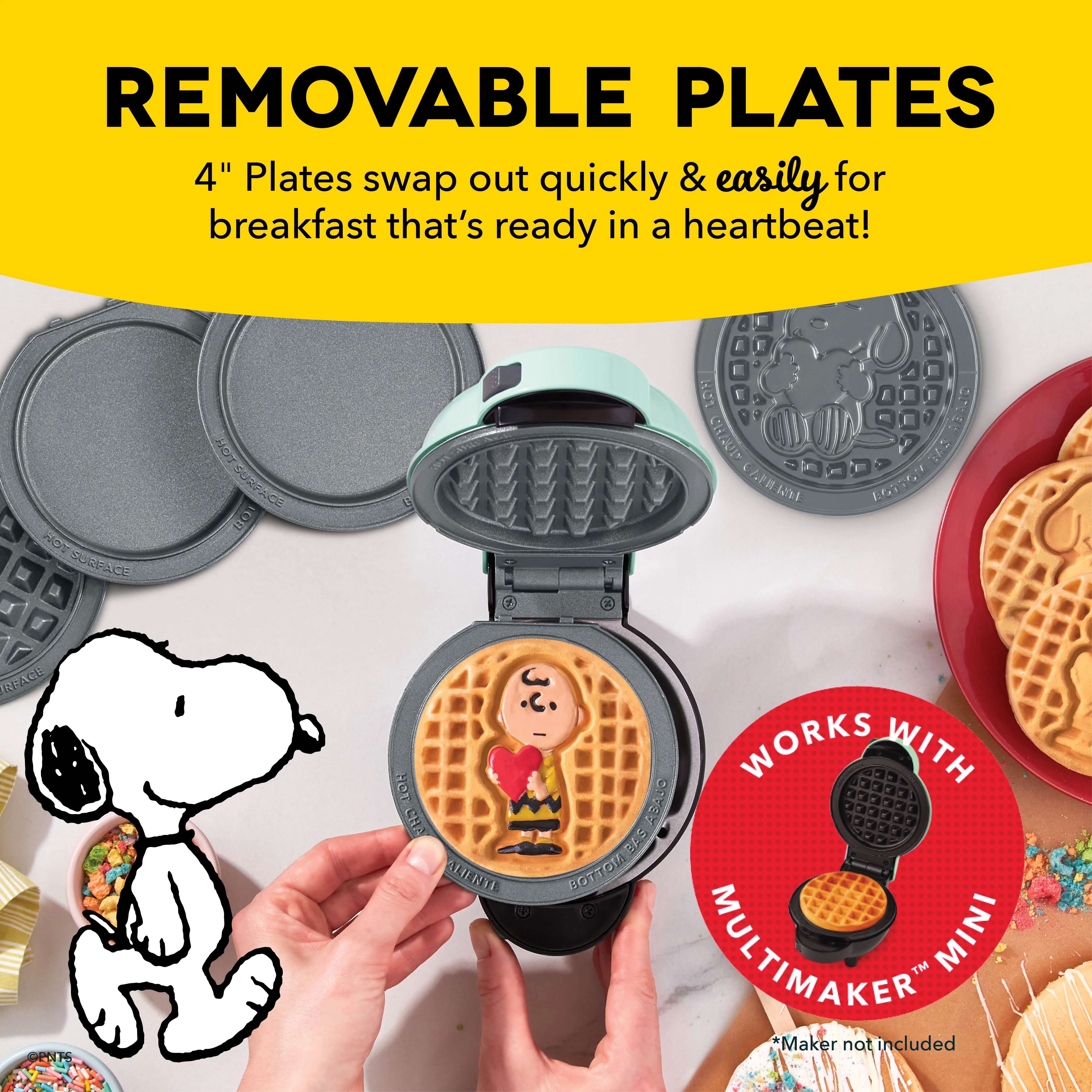 Peanuts® MultiMaker® Removable Plate Sets - Image 3