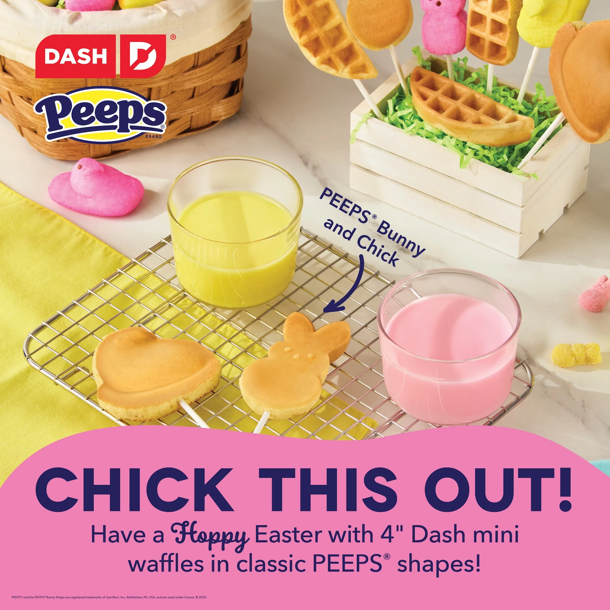 PEEPS® x Dash Mini Waffle Makers - Image 3