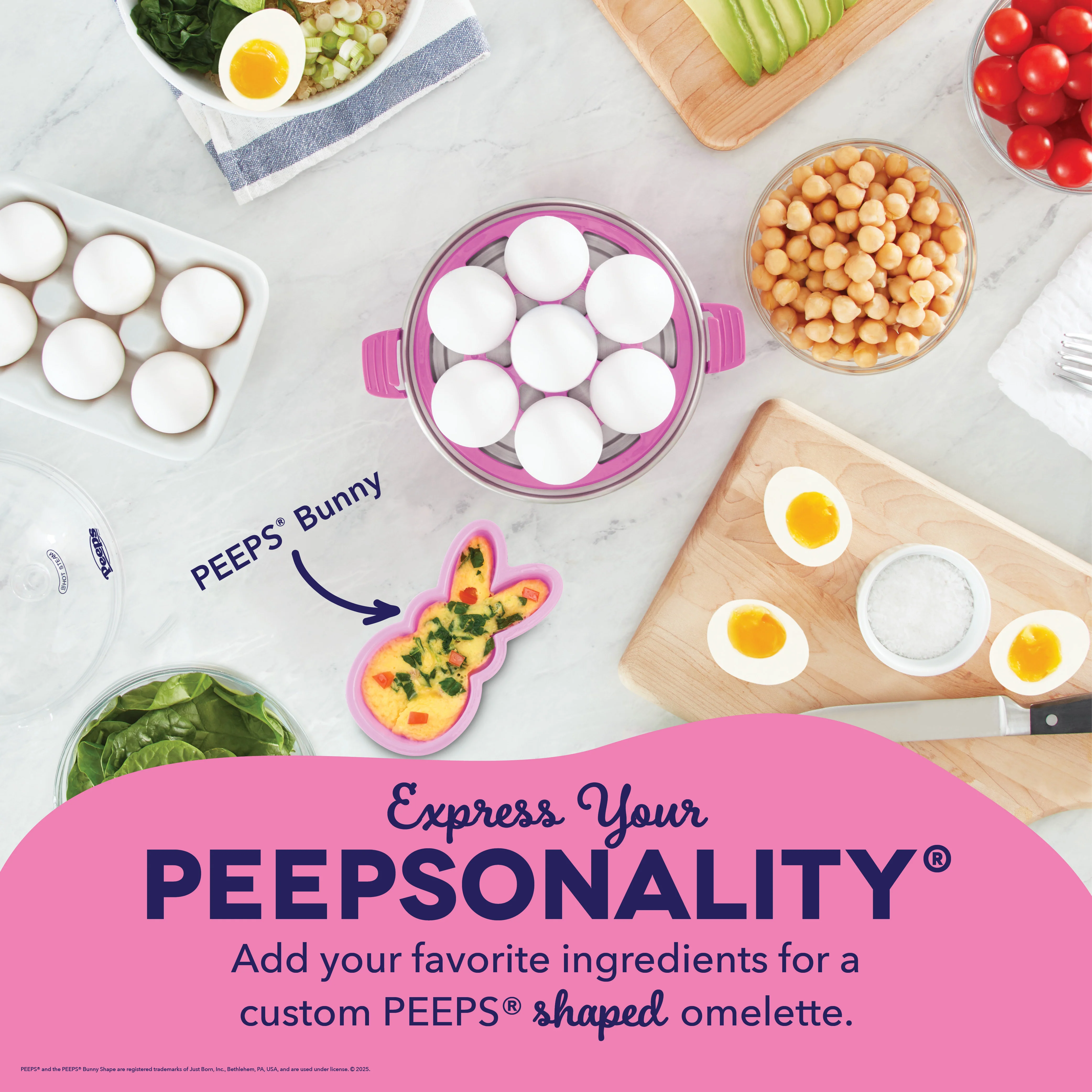 PEEPS® x Dash Bunny Rapid Egg Cooker - Image 3