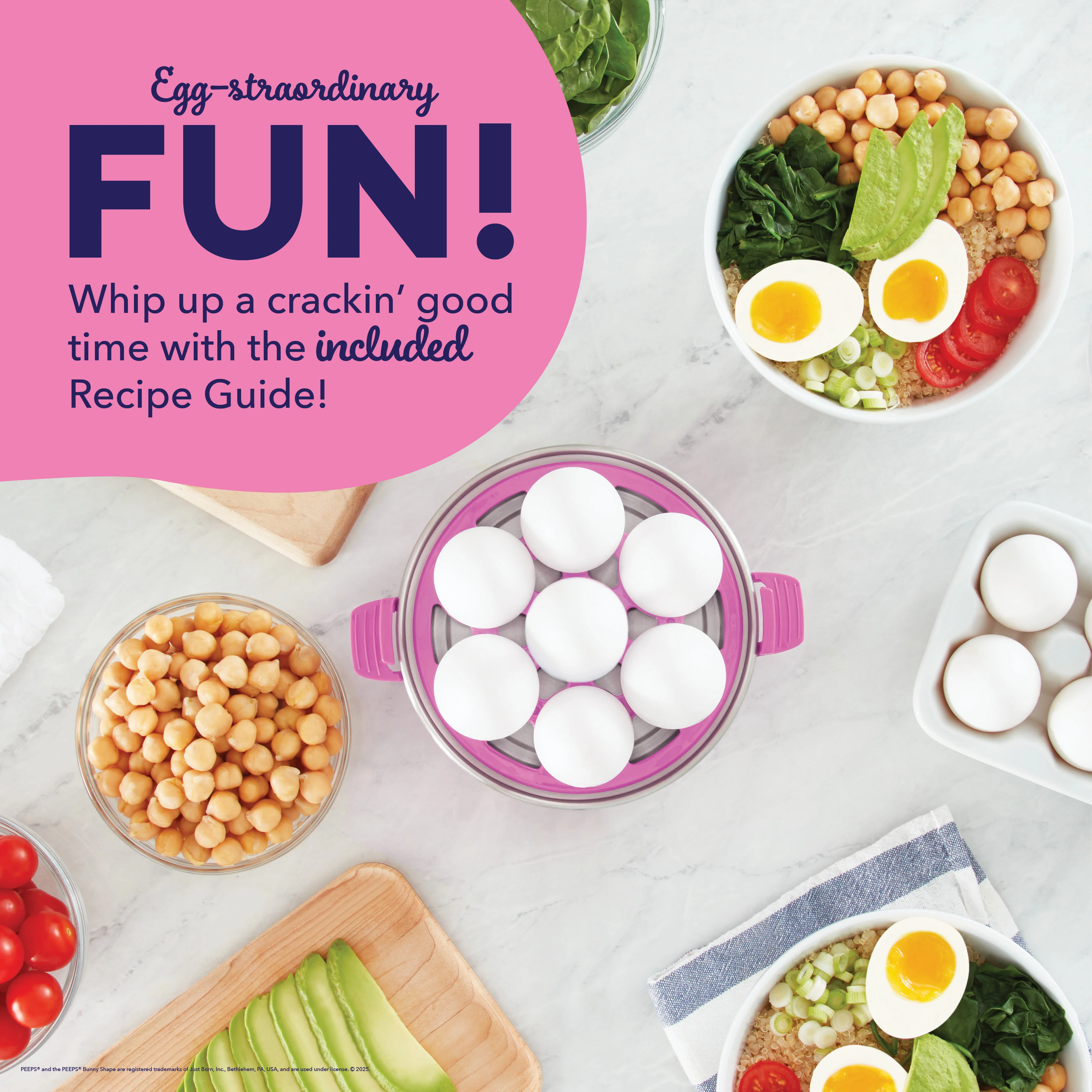 PEEPS® x Dash Bunny Rapid Egg Cooker - Image 6