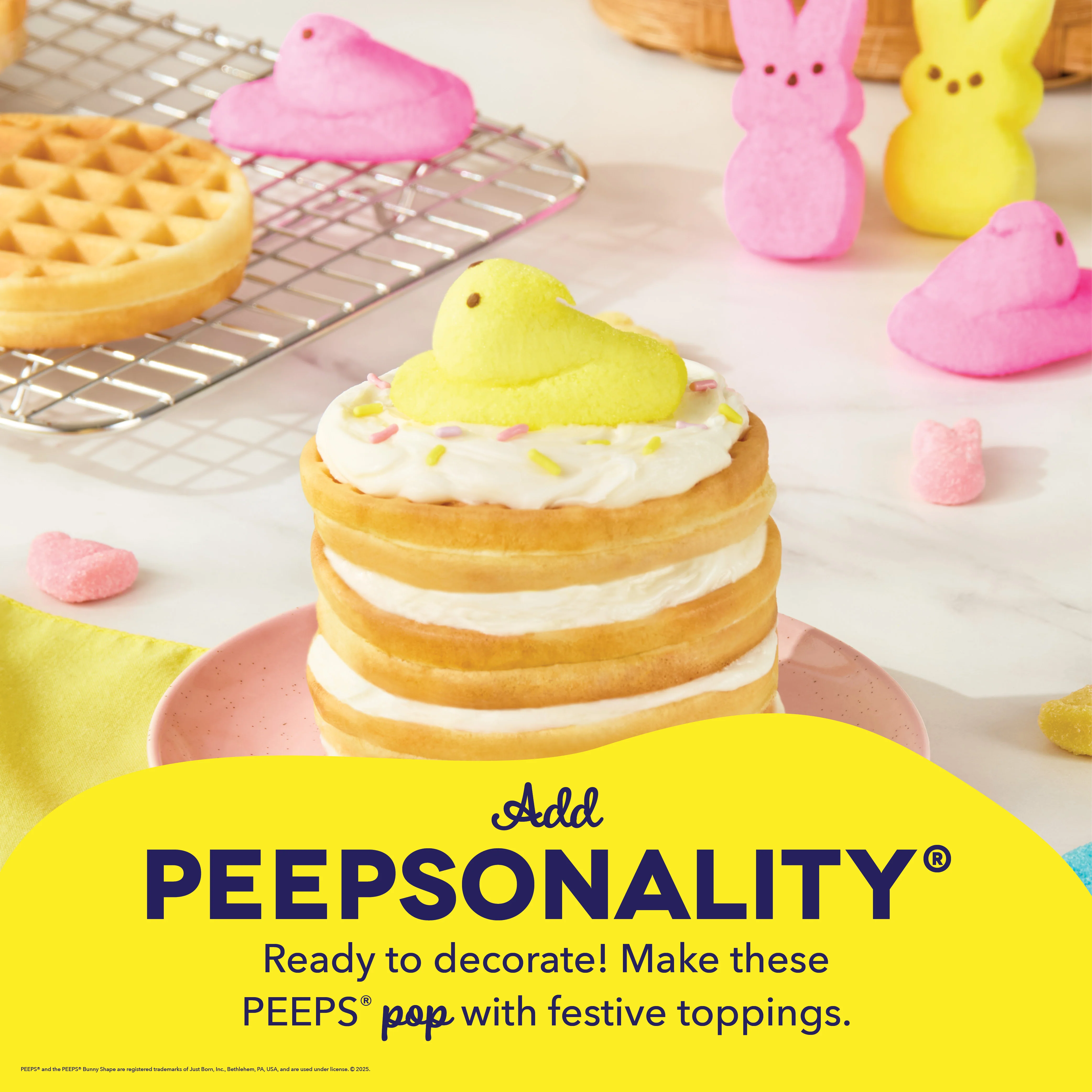 PEEPS® x Dash Chick Mini Waffle Maker - Image 3