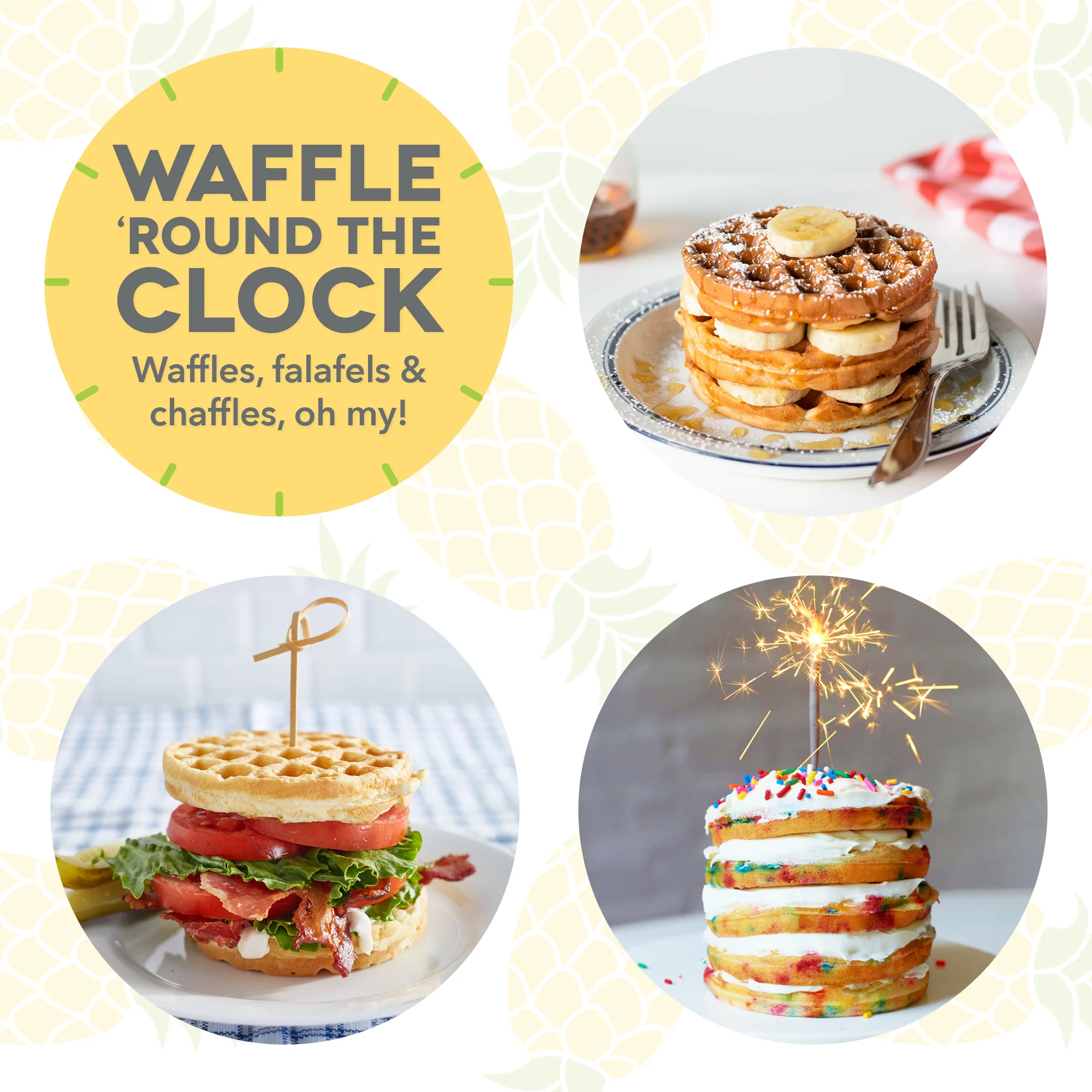Pineapple Mini Waffle Maker - Image 6