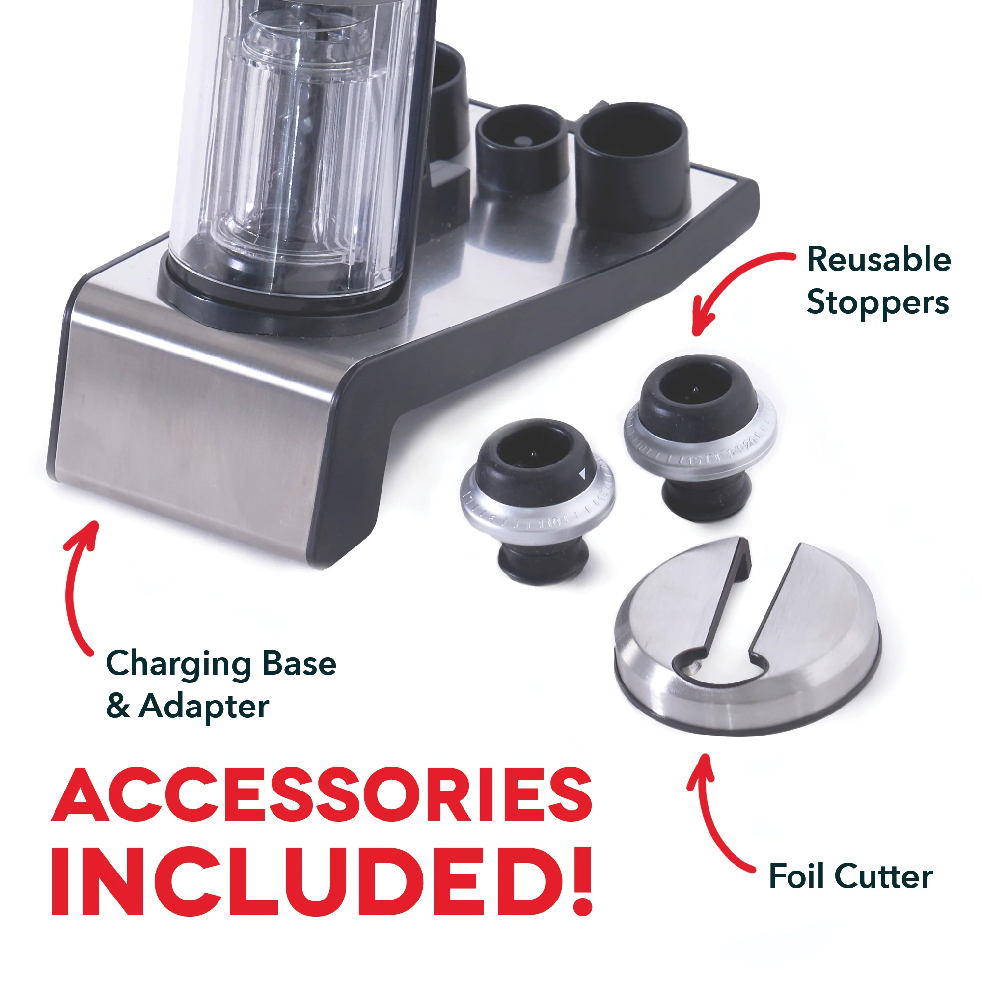 Serve & Preserve Electric Wine Set - Image 6