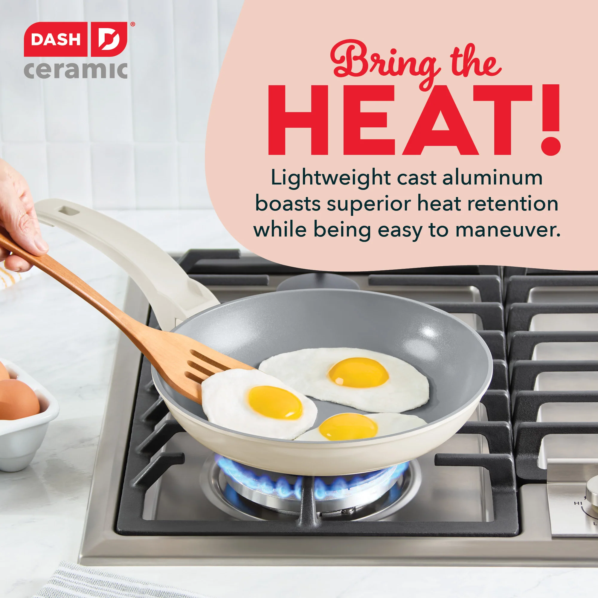 SmartStore™ 8" + 9.5" Nesting Fry Pan Set - Image 5