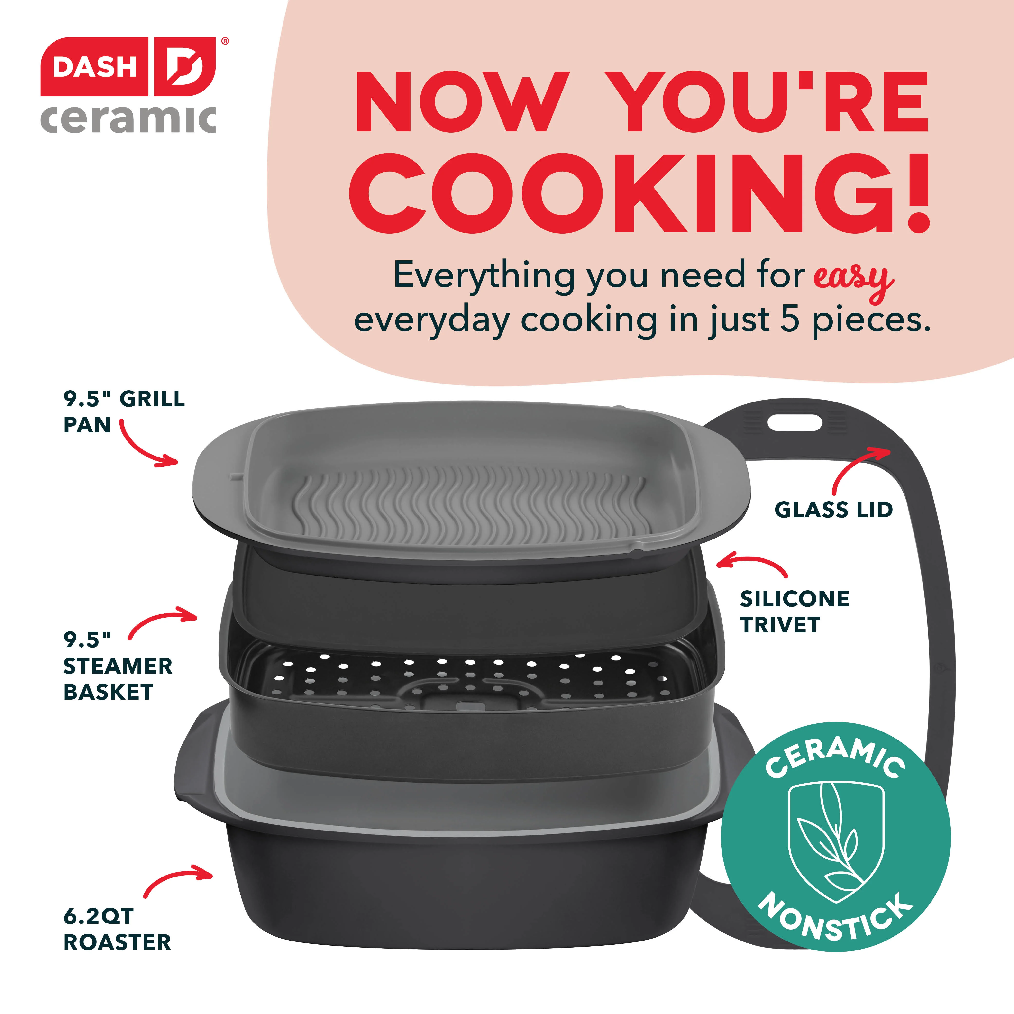 SmartStore™ 7-in-1 Multipurpose Cookware + Steamer Set - Image 12