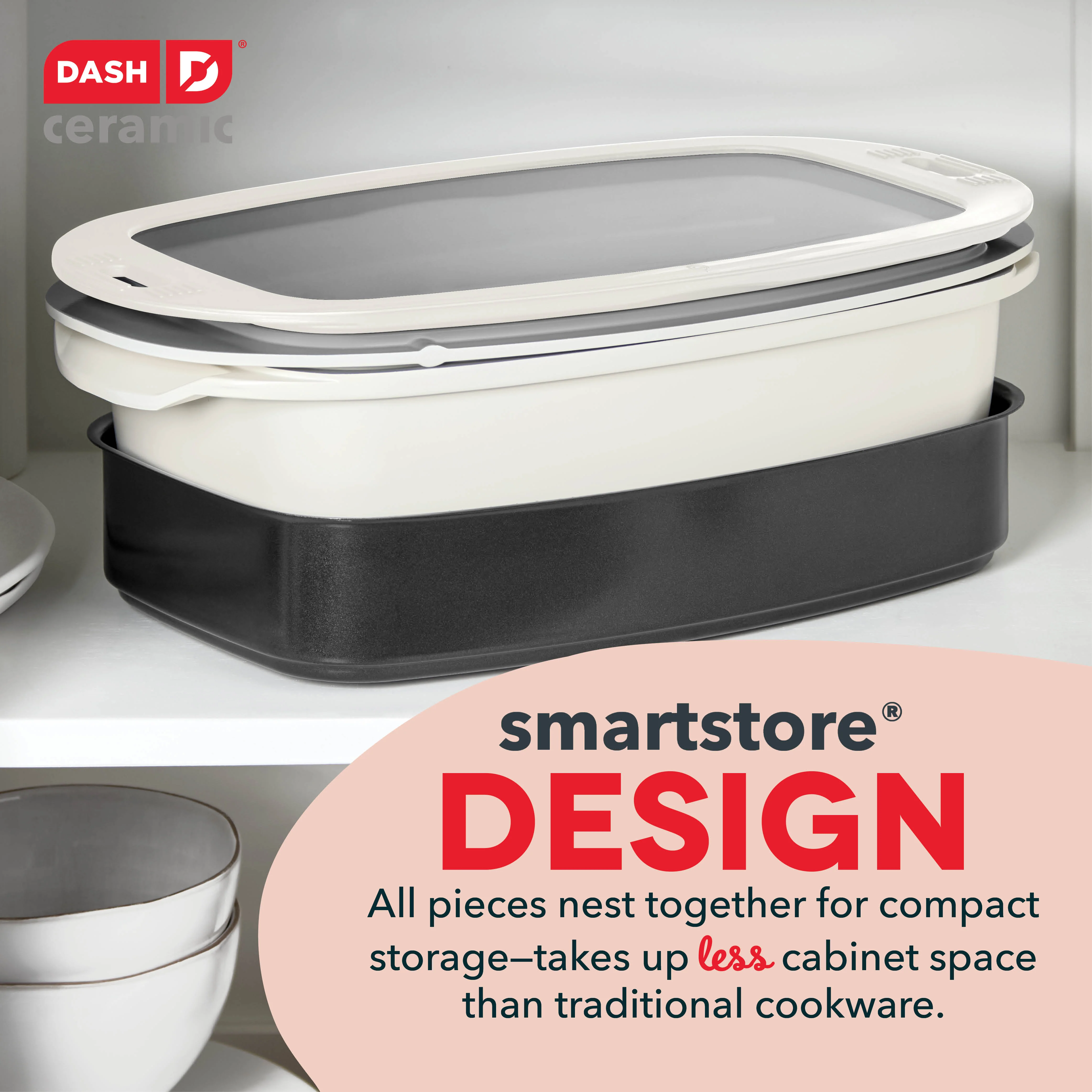 SmartStore™ 7-in-1 Multipurpose Cookware + Steamer Set - Image 3