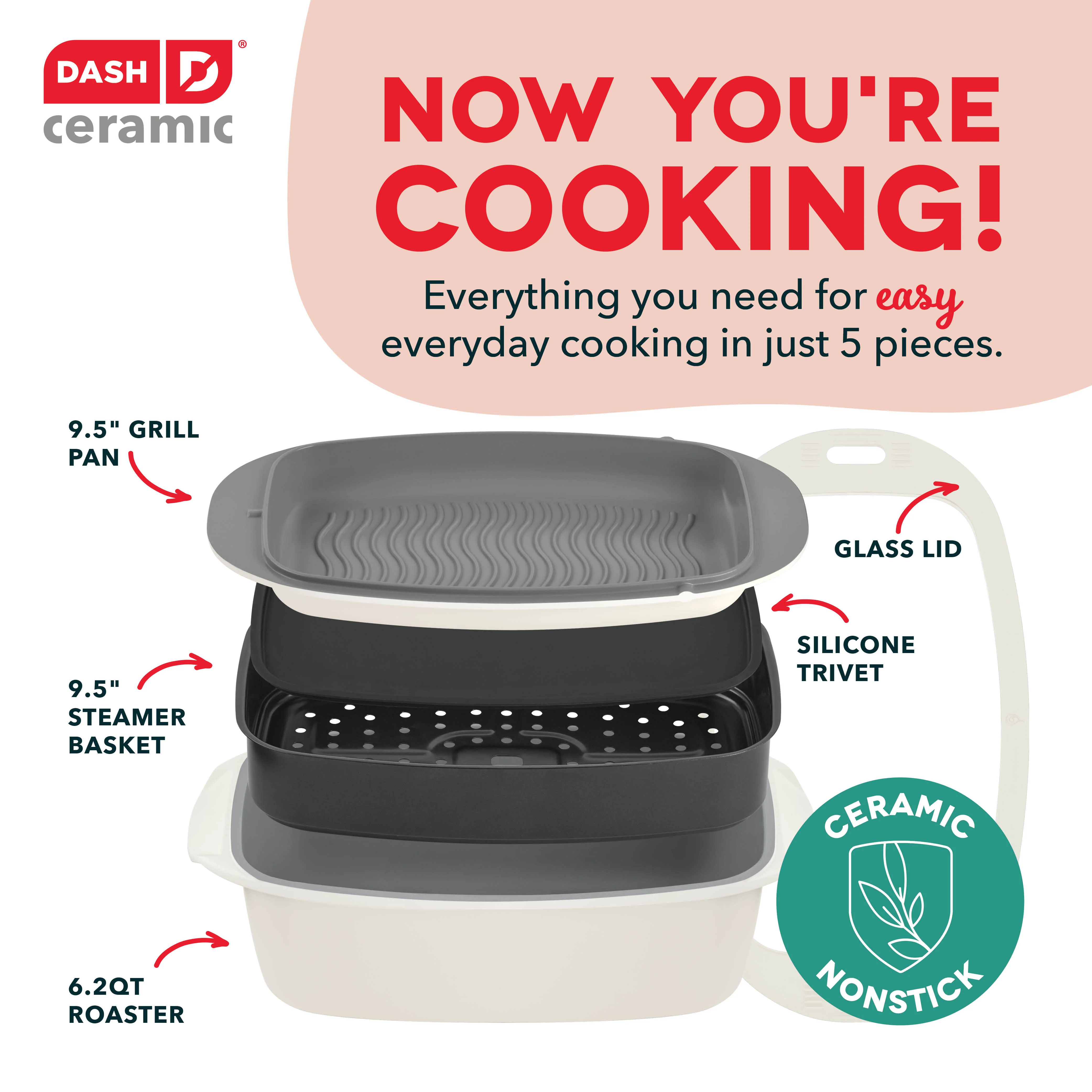 SmartStore™ 7-in-1 Multipurpose Cookware + Steamer Set - Image 6