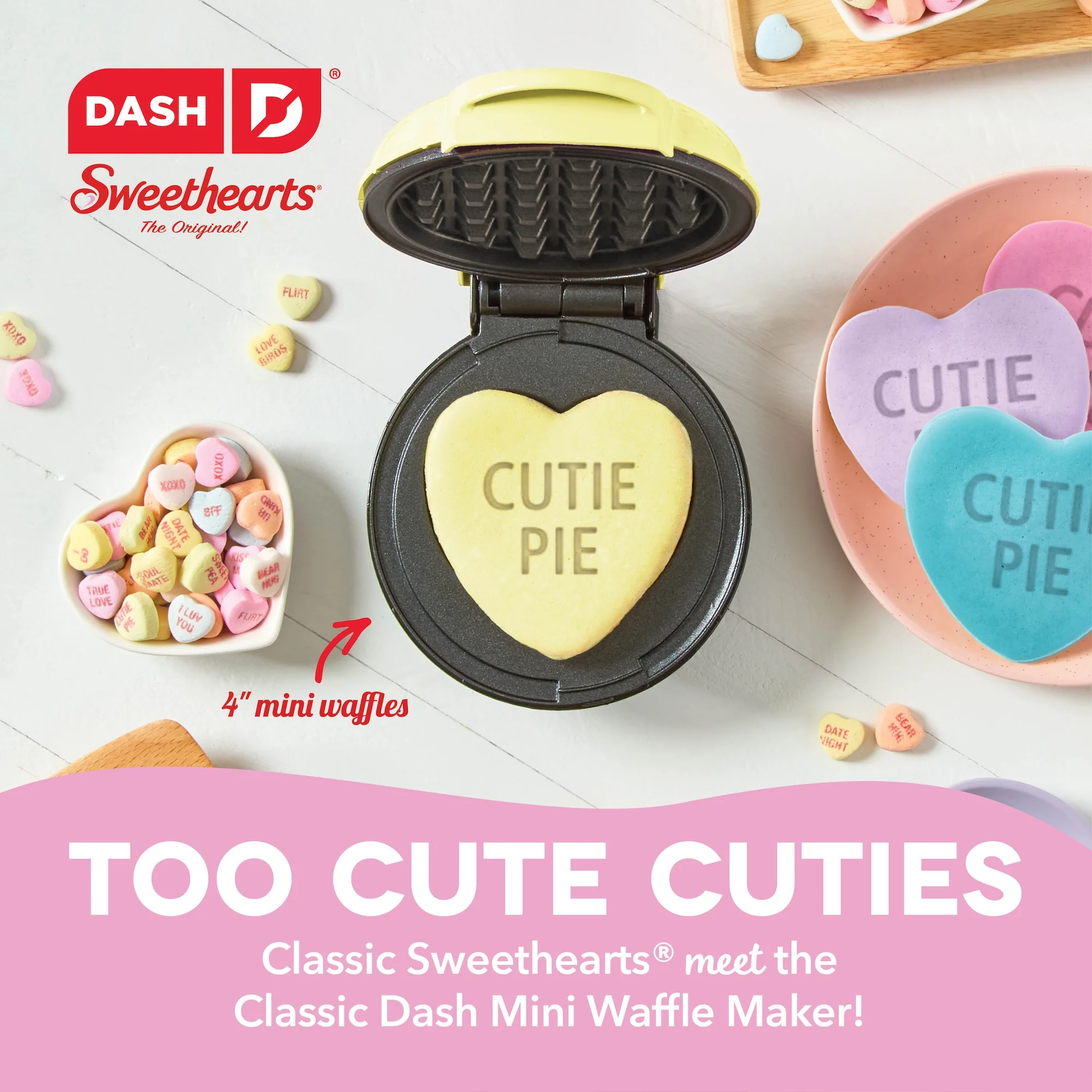 Dash x Sweethearts® Mini Waffle Maker - Image 2