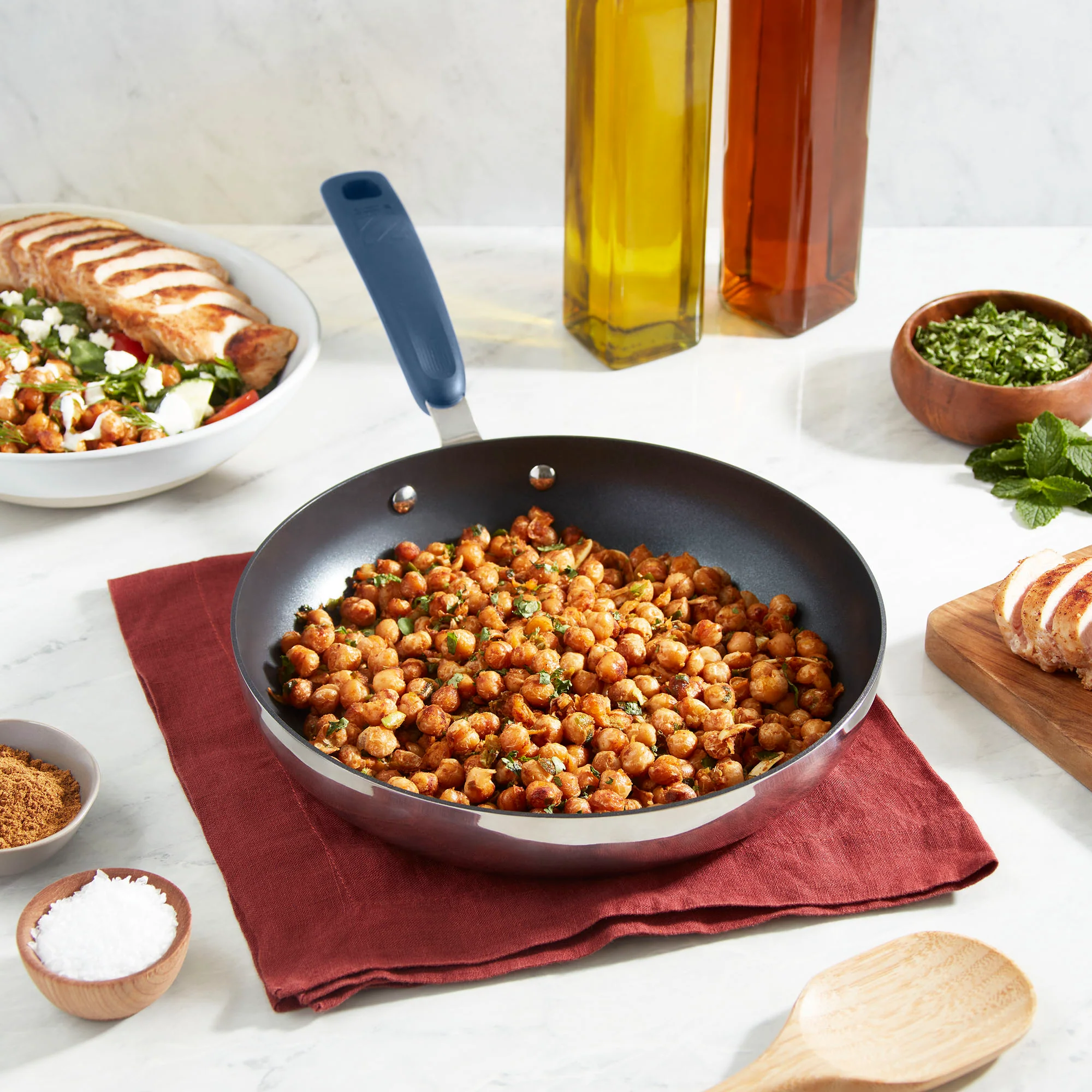 TruPro™ 10" and 12" Stainless Steel Fry Pan Set - Image 3