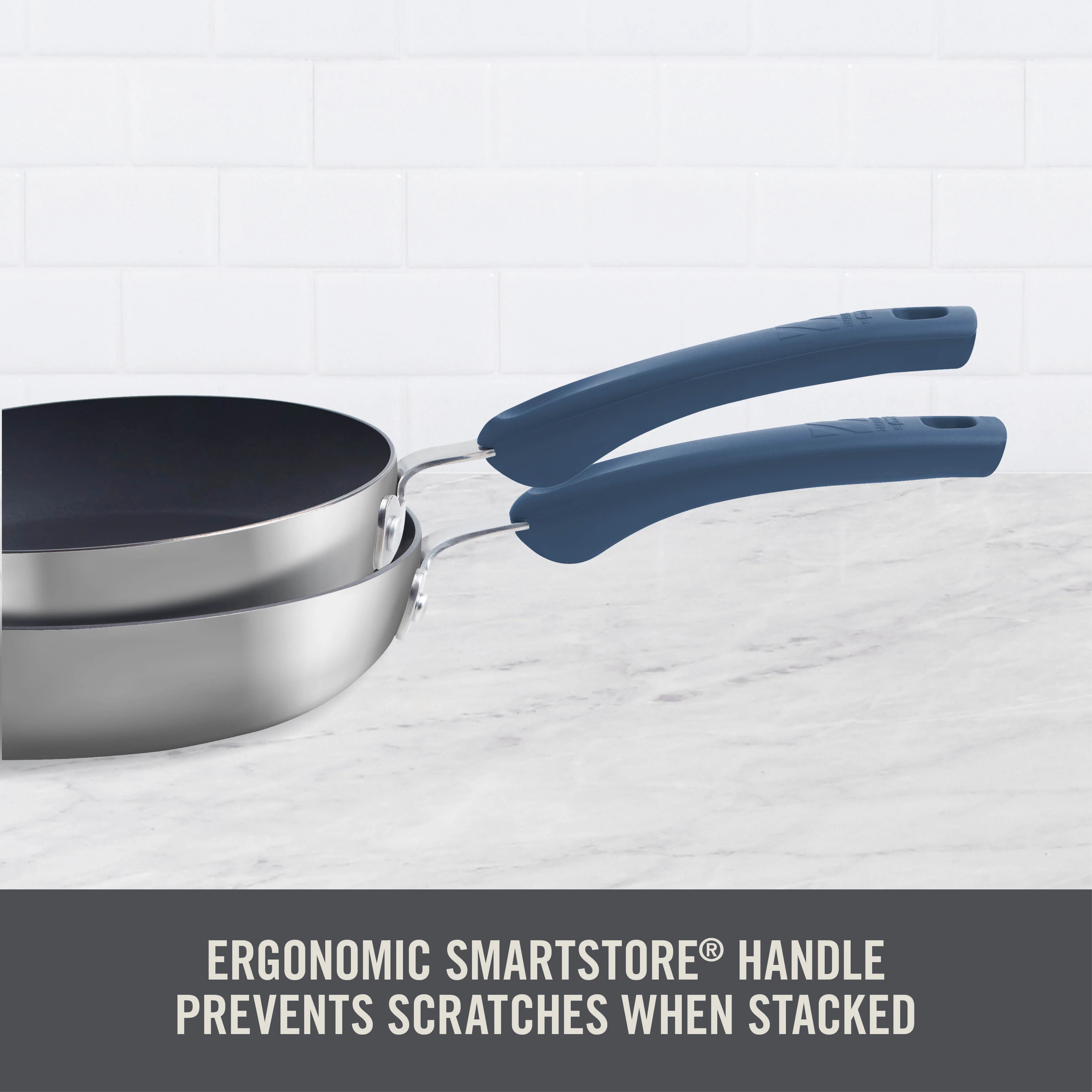 TruPro Stainless Steel Fry Pan Set - 8" 10" - Image 7