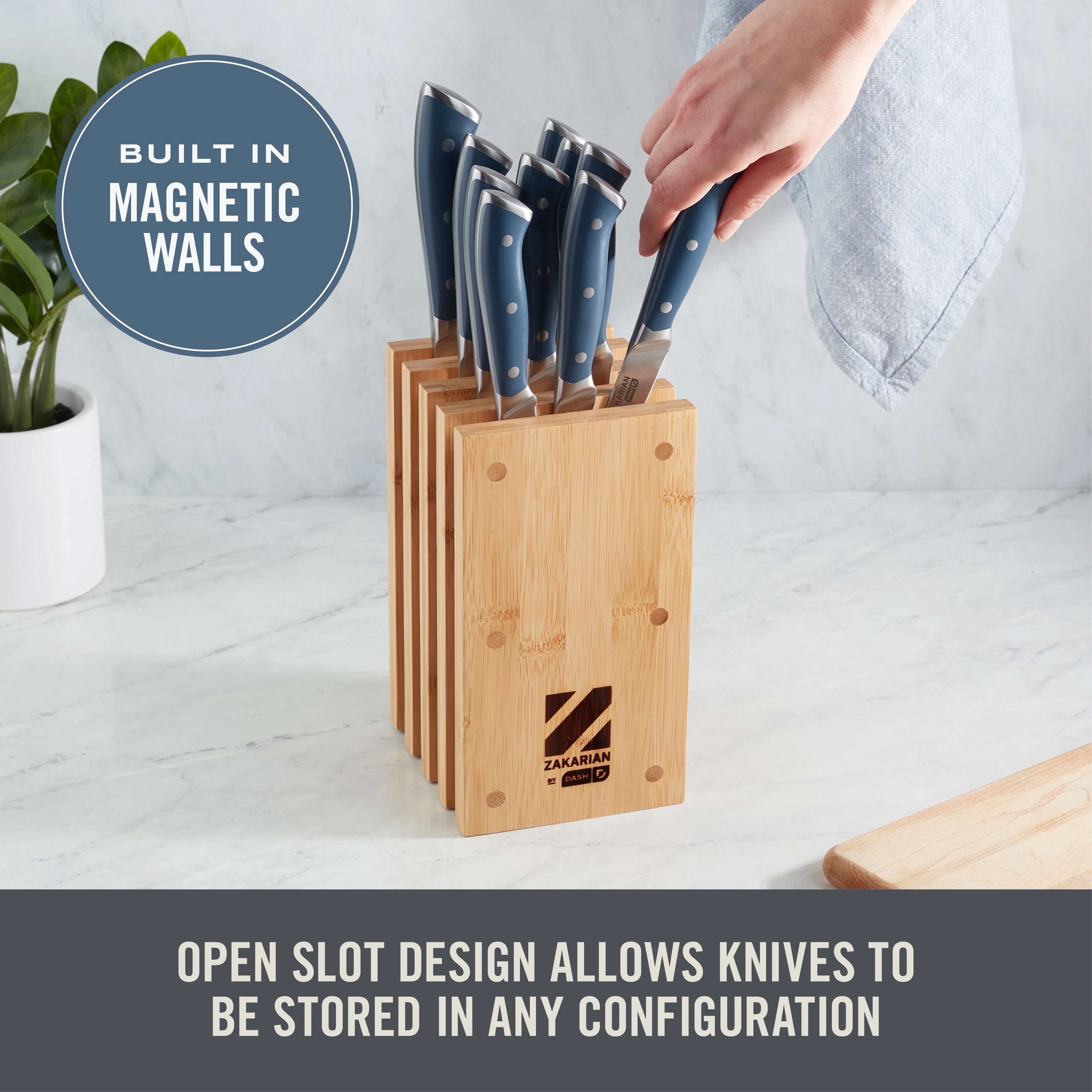 Zakarian by Dash 11 pc. Knife Block Set - Image 12