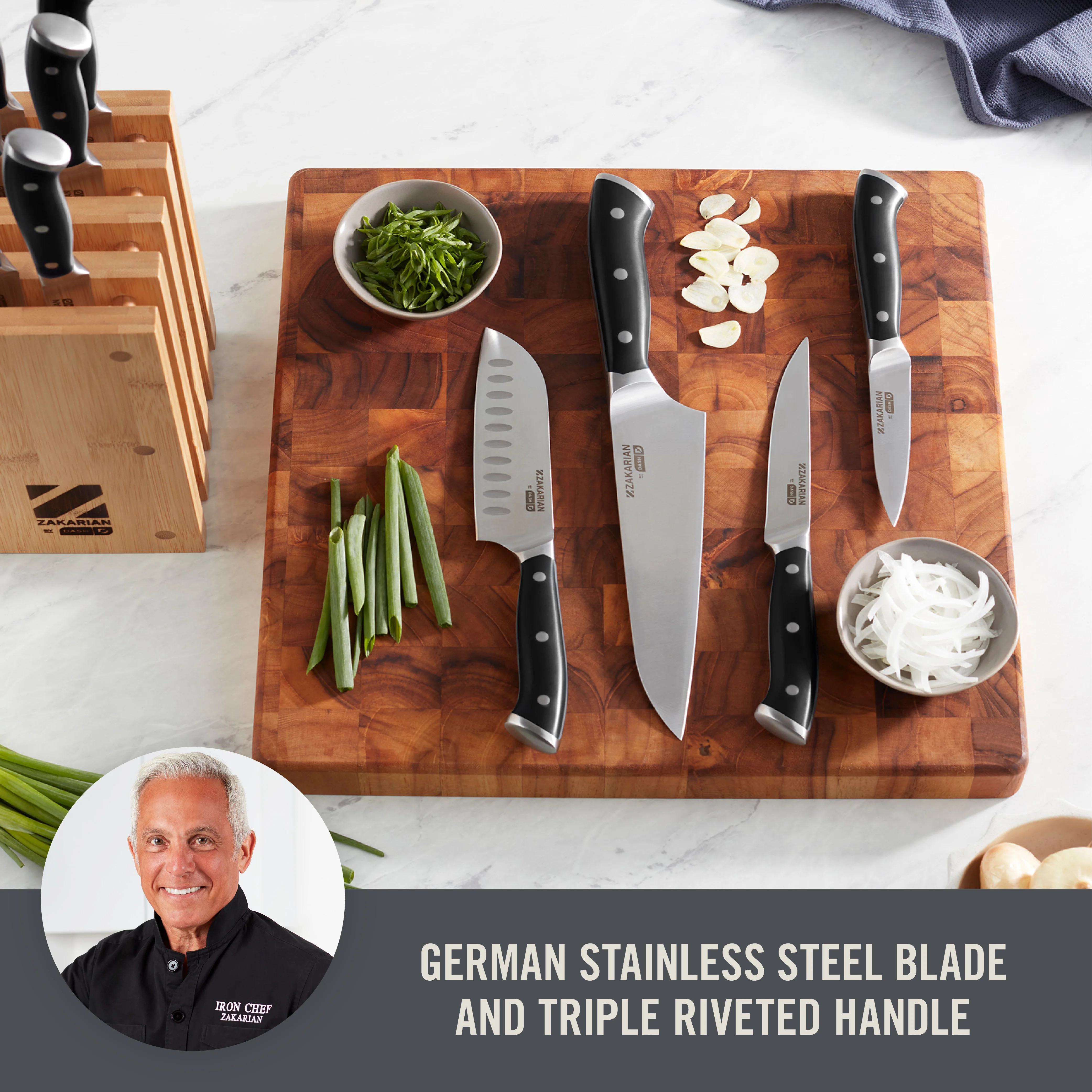 Zakarian by Dash 11 pc. Knife Block Set - Image 2